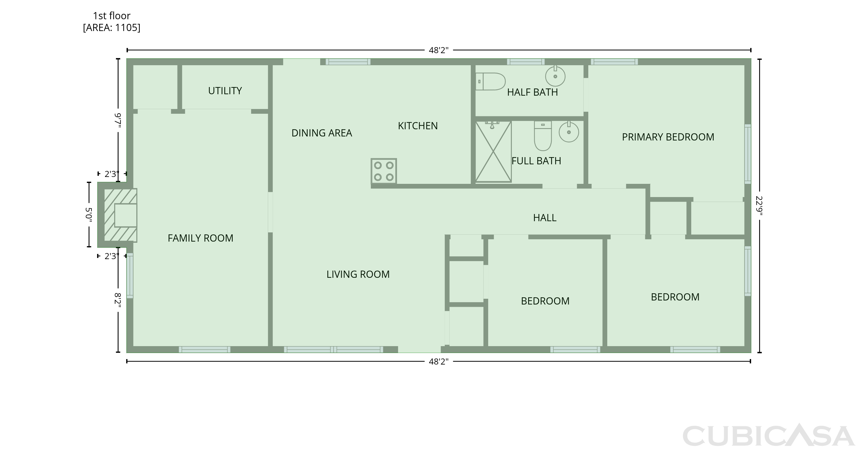 Main Floor of 422 Pearson Dr, Durham, NC