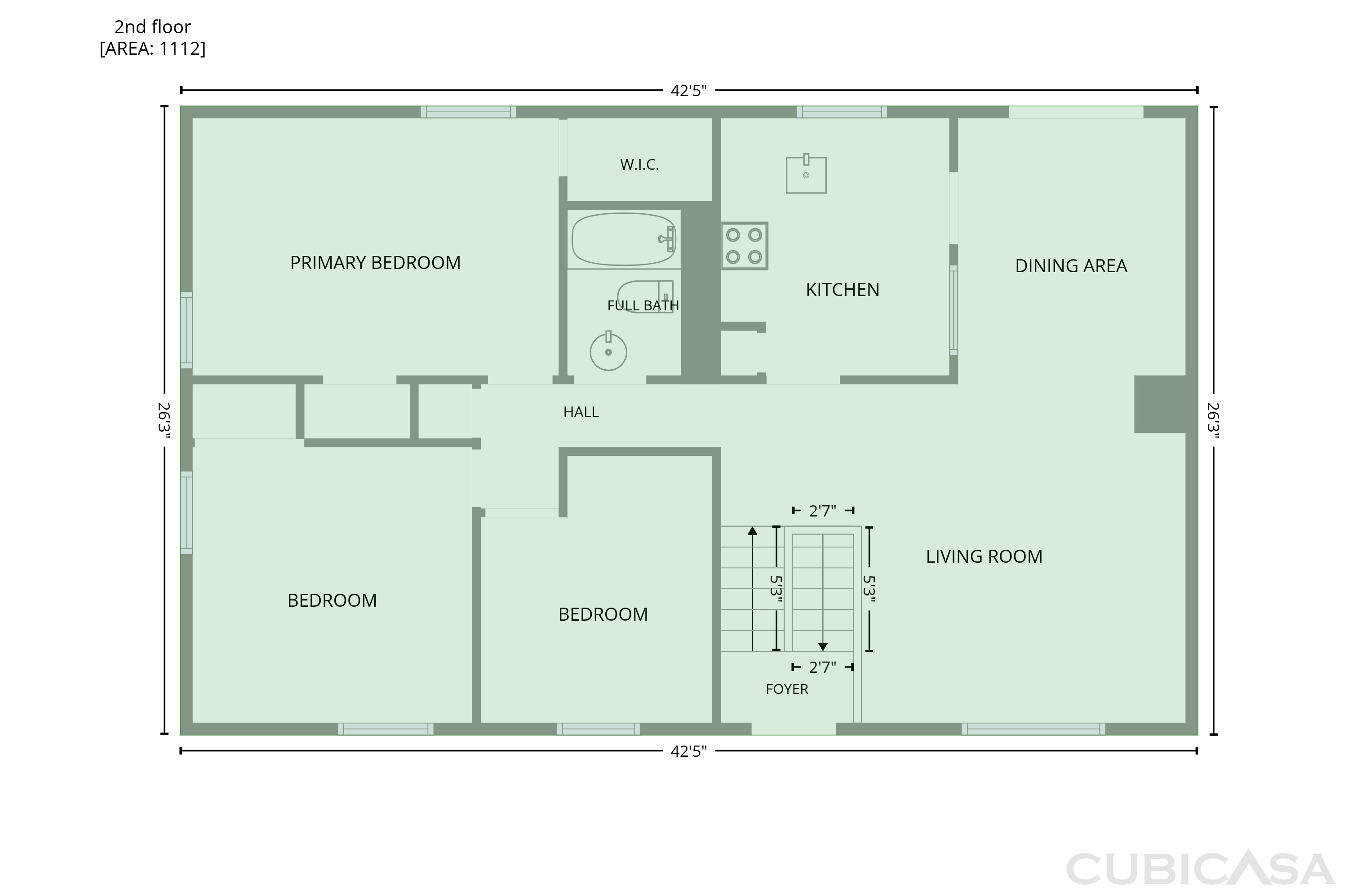 Second Floor of 1446 Walnut Ridge Way, Stone Mountain, GA