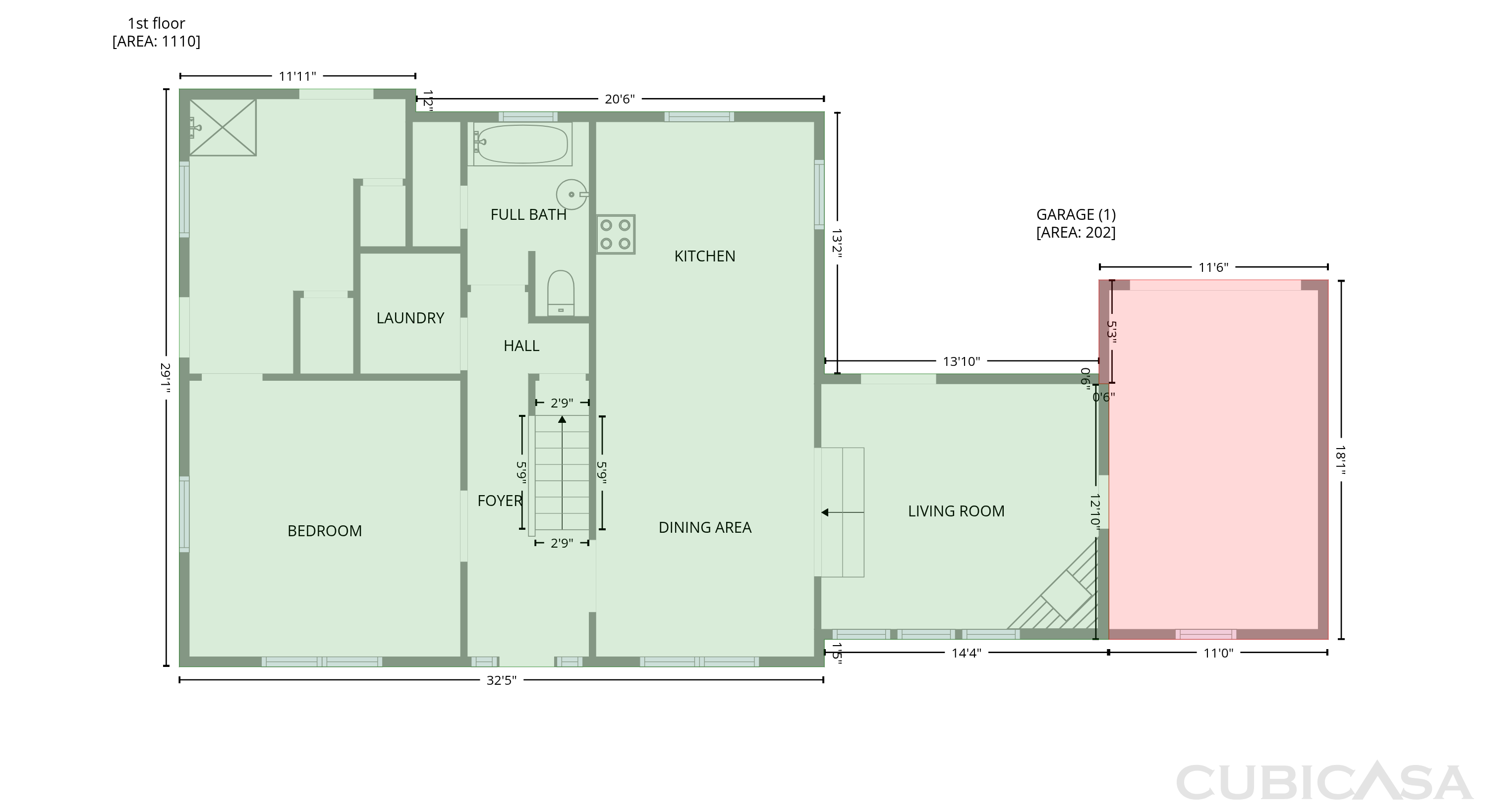 Main Floor of 506 S Foley St, Seymour, TX