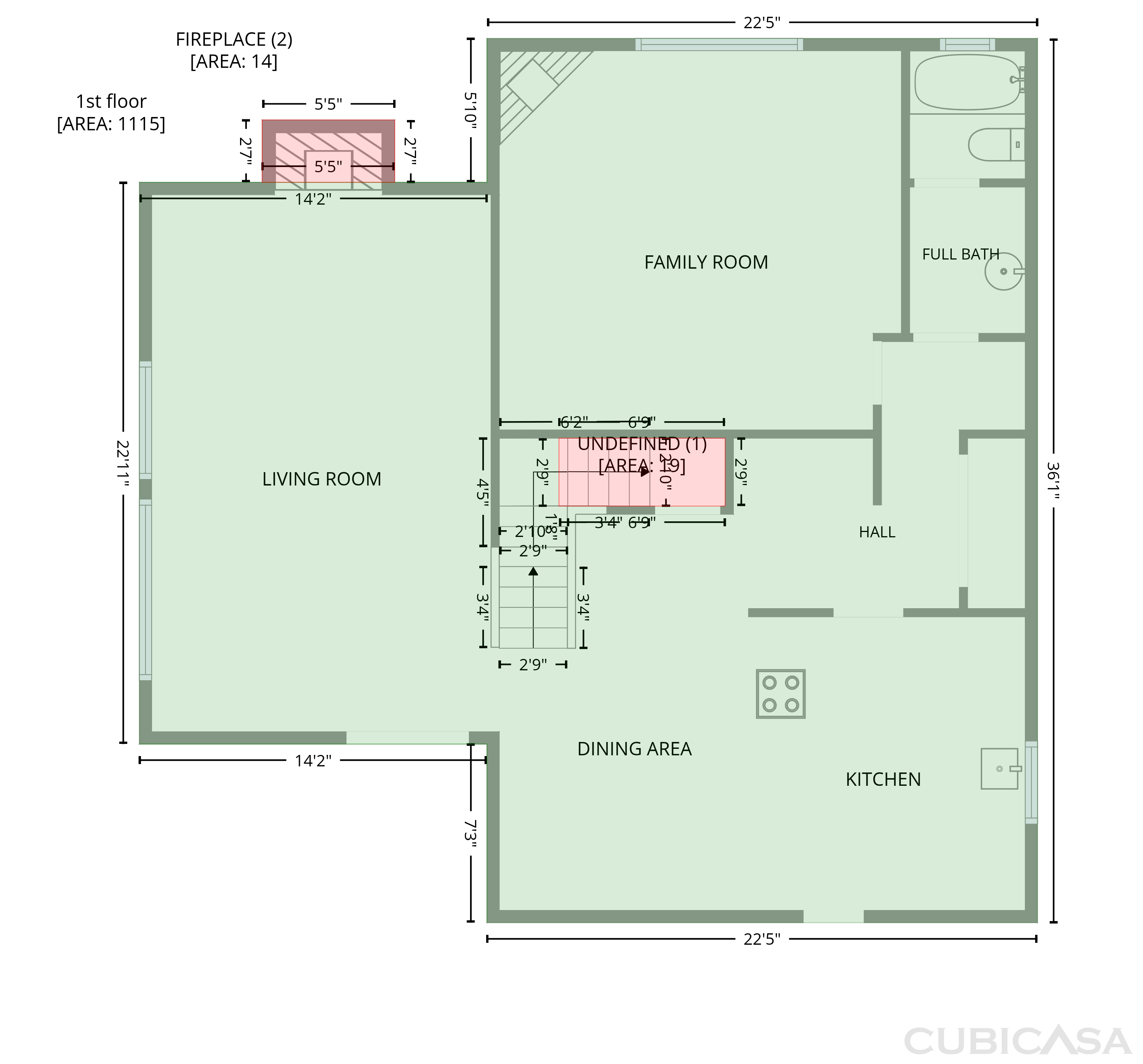 Second Floor of 22360 Briarwood Ln, Crestline, CA