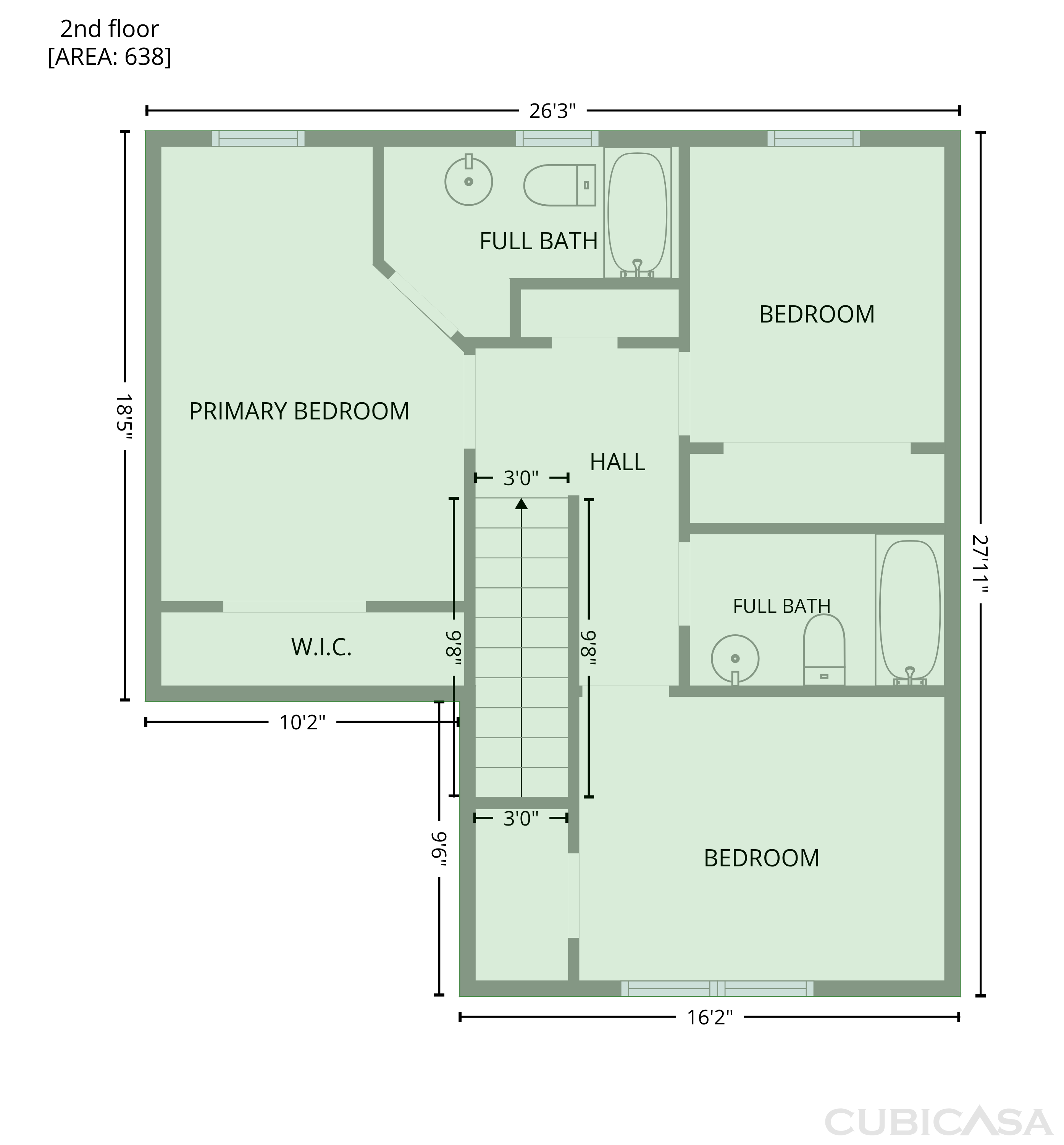 Second Floor of 807 Carlton Pointe Pl, Palmetto, GA