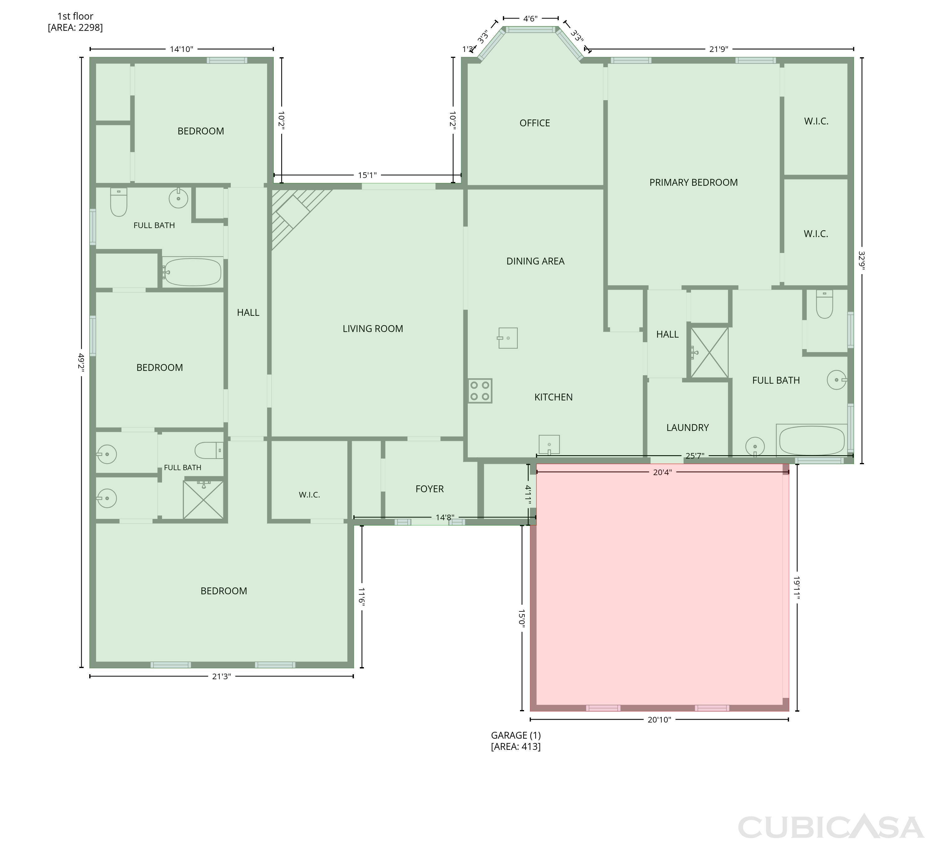 Main Floor of 4114 Big Oak Dr, Hephzibah, GA