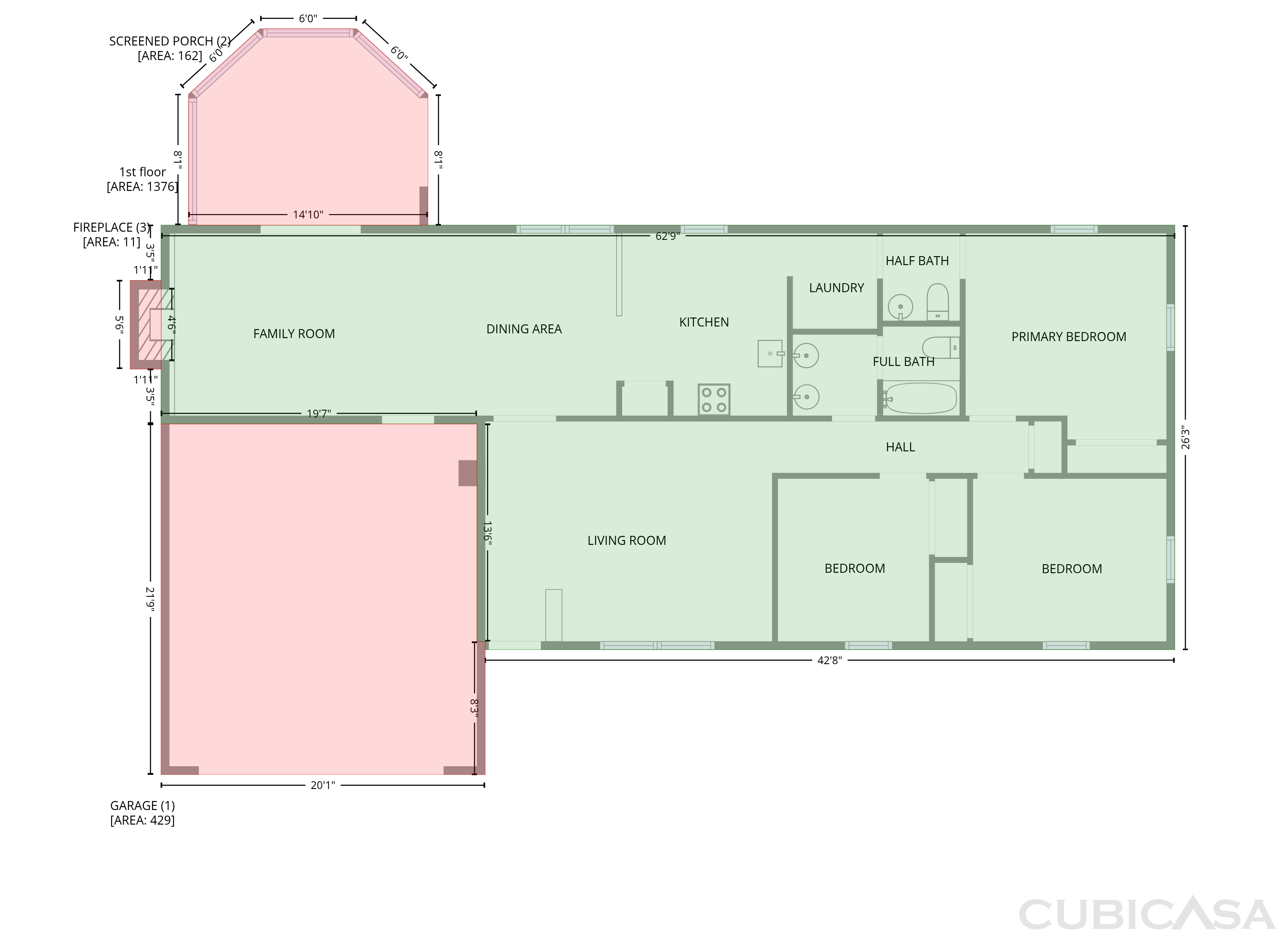 Main Floor of 2883 S Wollenweber Rd, New Palestine, IN