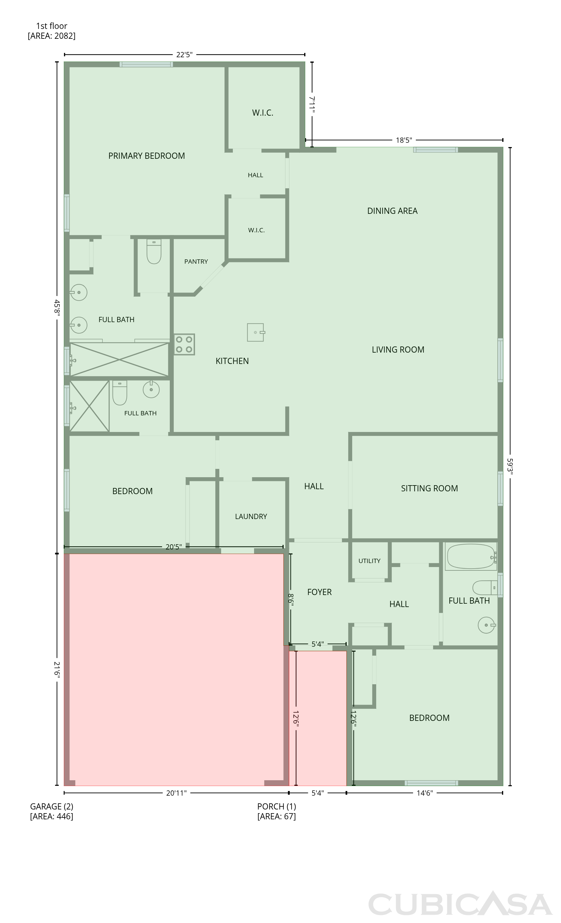 Main Floor of 75404 Hideaway Ct, Yulee, FL