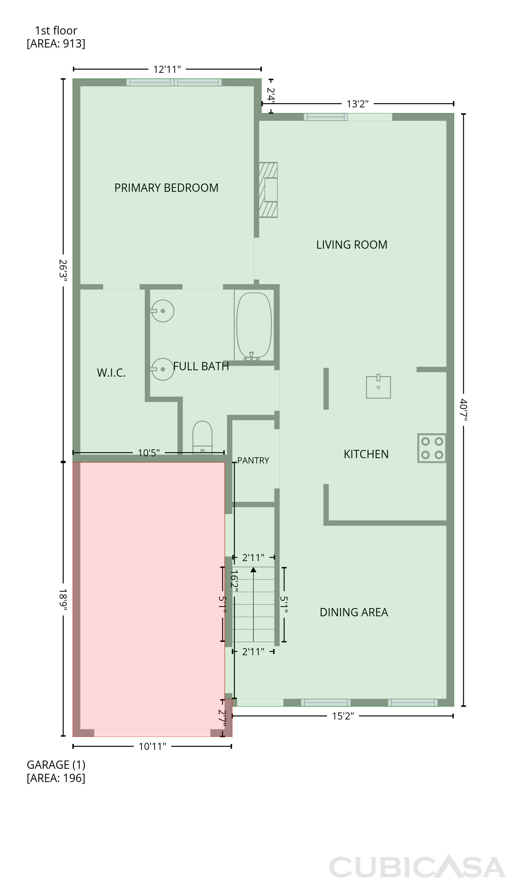 Main Floor of 361 Valley Brook Ln SE, Concord, NC
