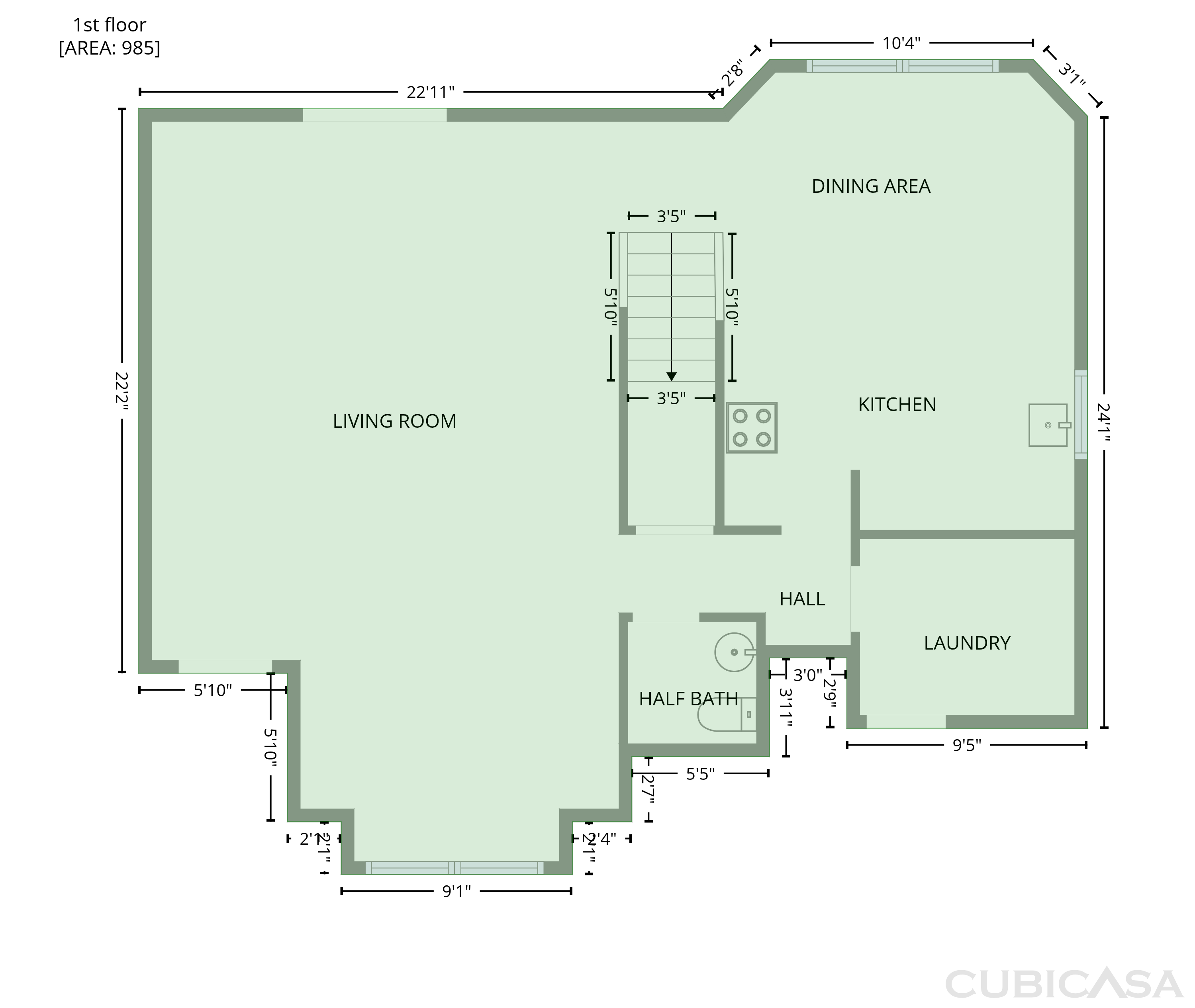 Main Floor of 10967 Cedar Park, San Antonio, TX