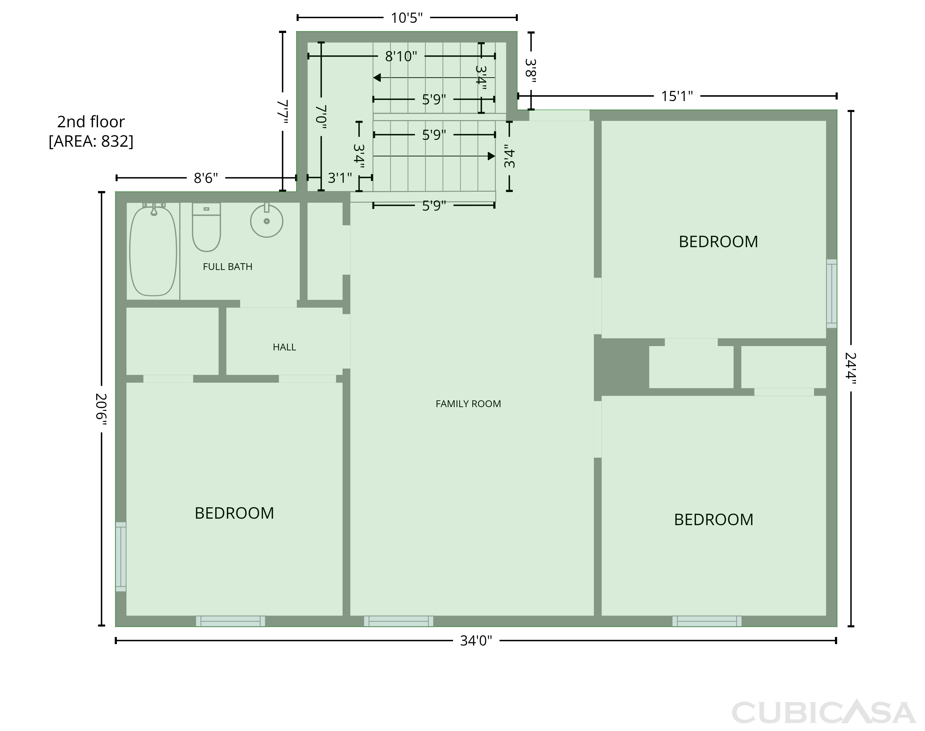 Second Floor of 200 Bennett St, Angleton, TX
