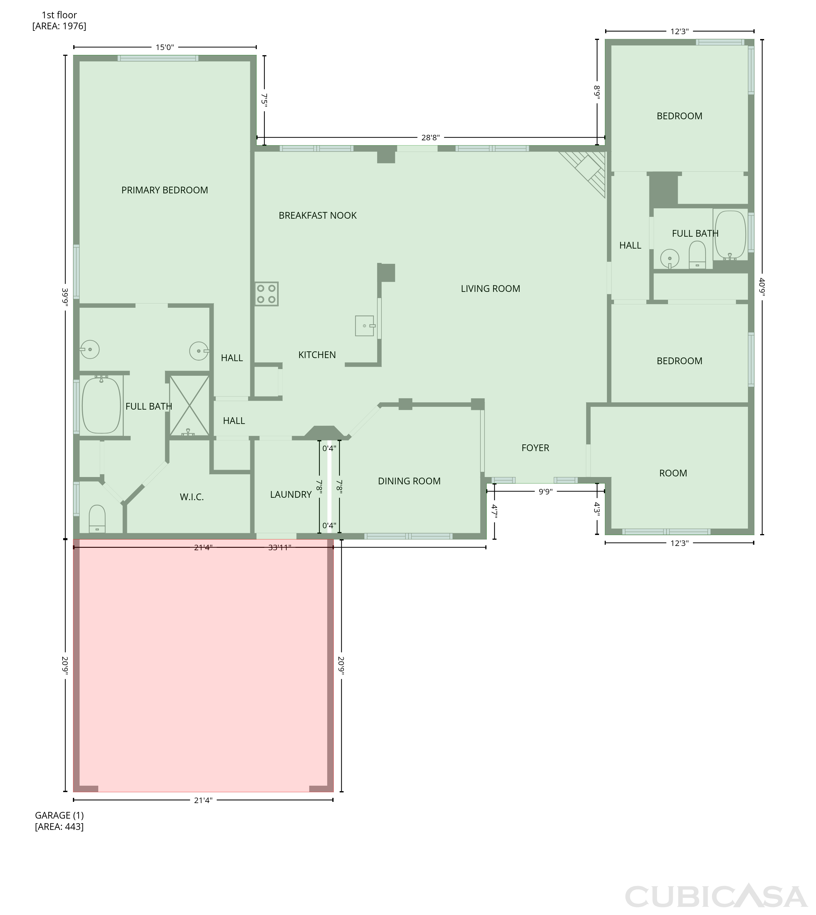 Main Floor of 978 Tammy Cove Ln, Jacksonville, FL