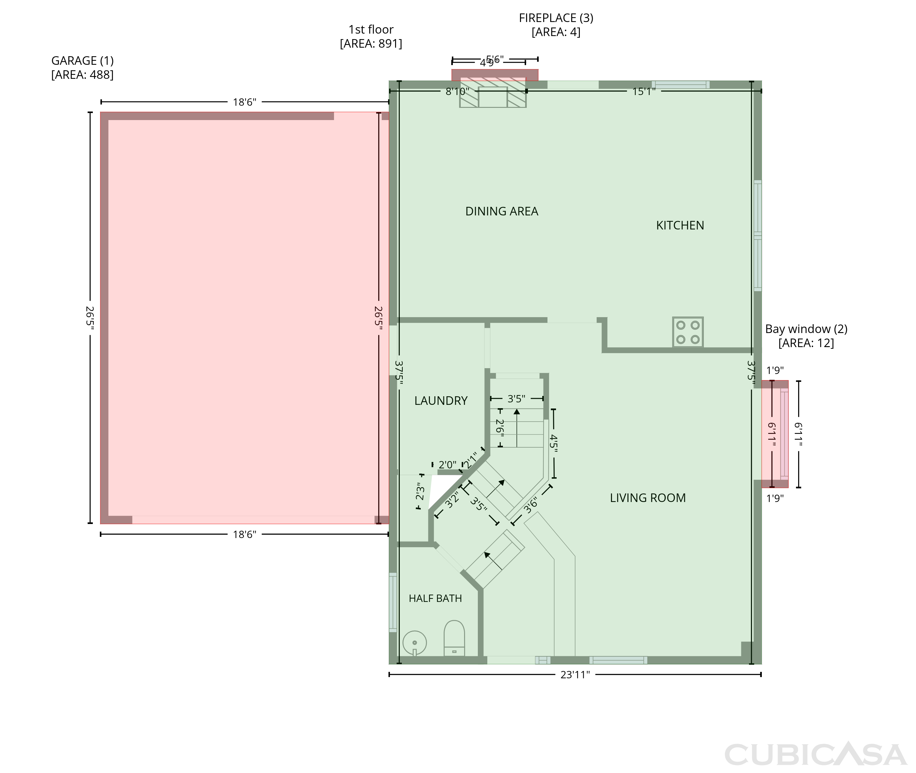 Main Floor of 3001 Tourmaline Way, Antelope, CA