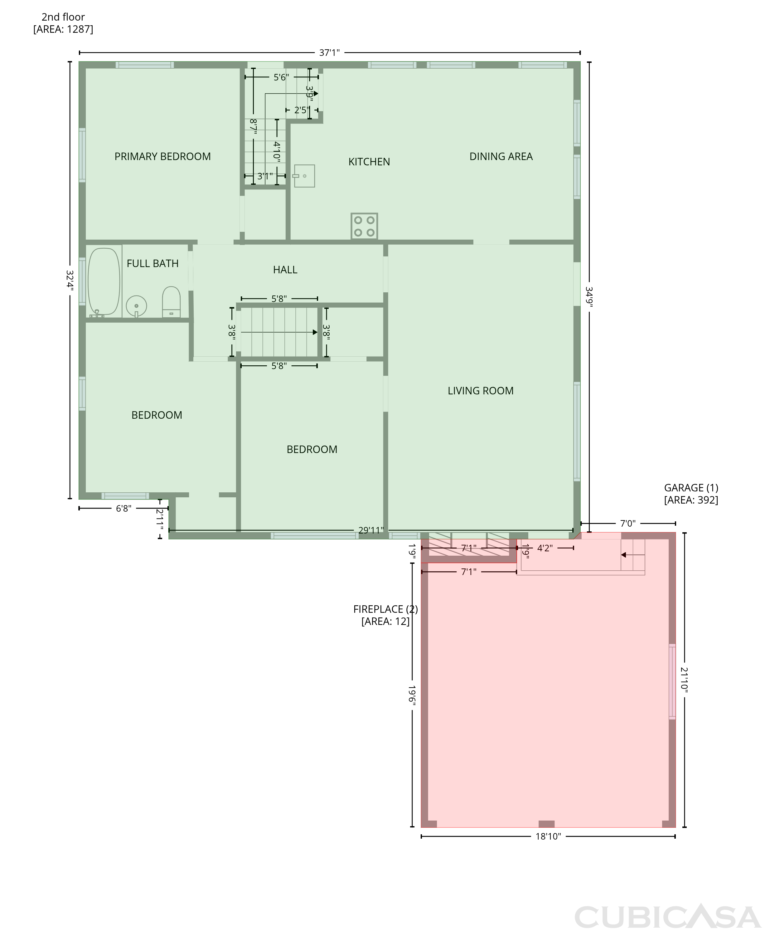 Second Floor of 11304 E 55th Ter, Raytown, MO