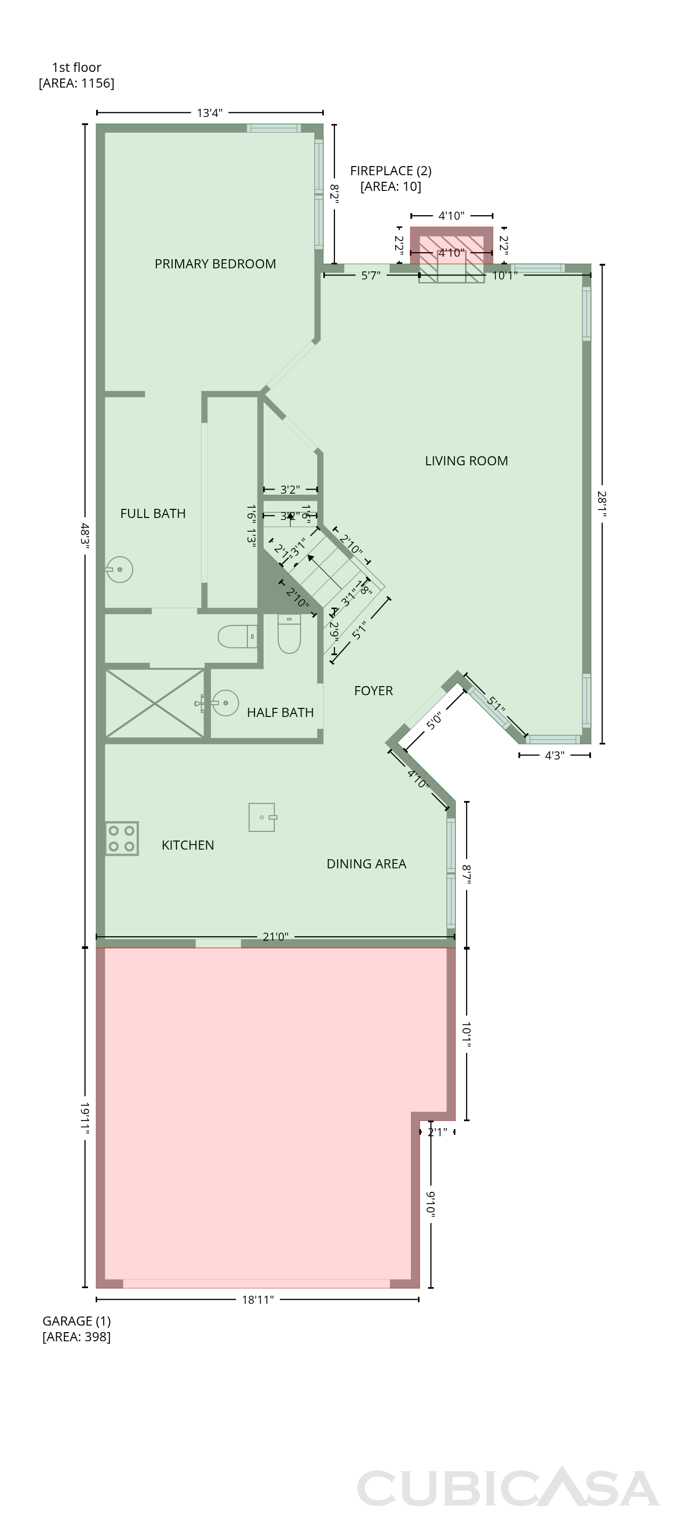 Main Floor of 12346 S Shoshoni Dr, Phoenix, AZ