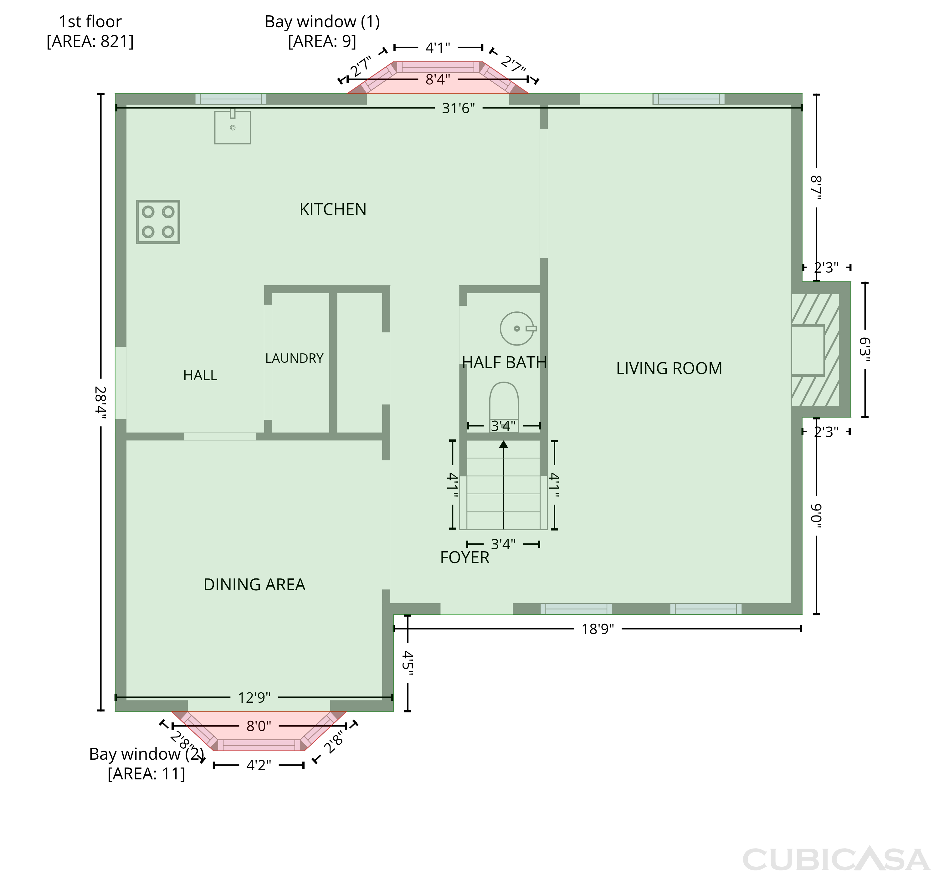 Main Floor of 4219 King Edward Ct, Greensboro, NC