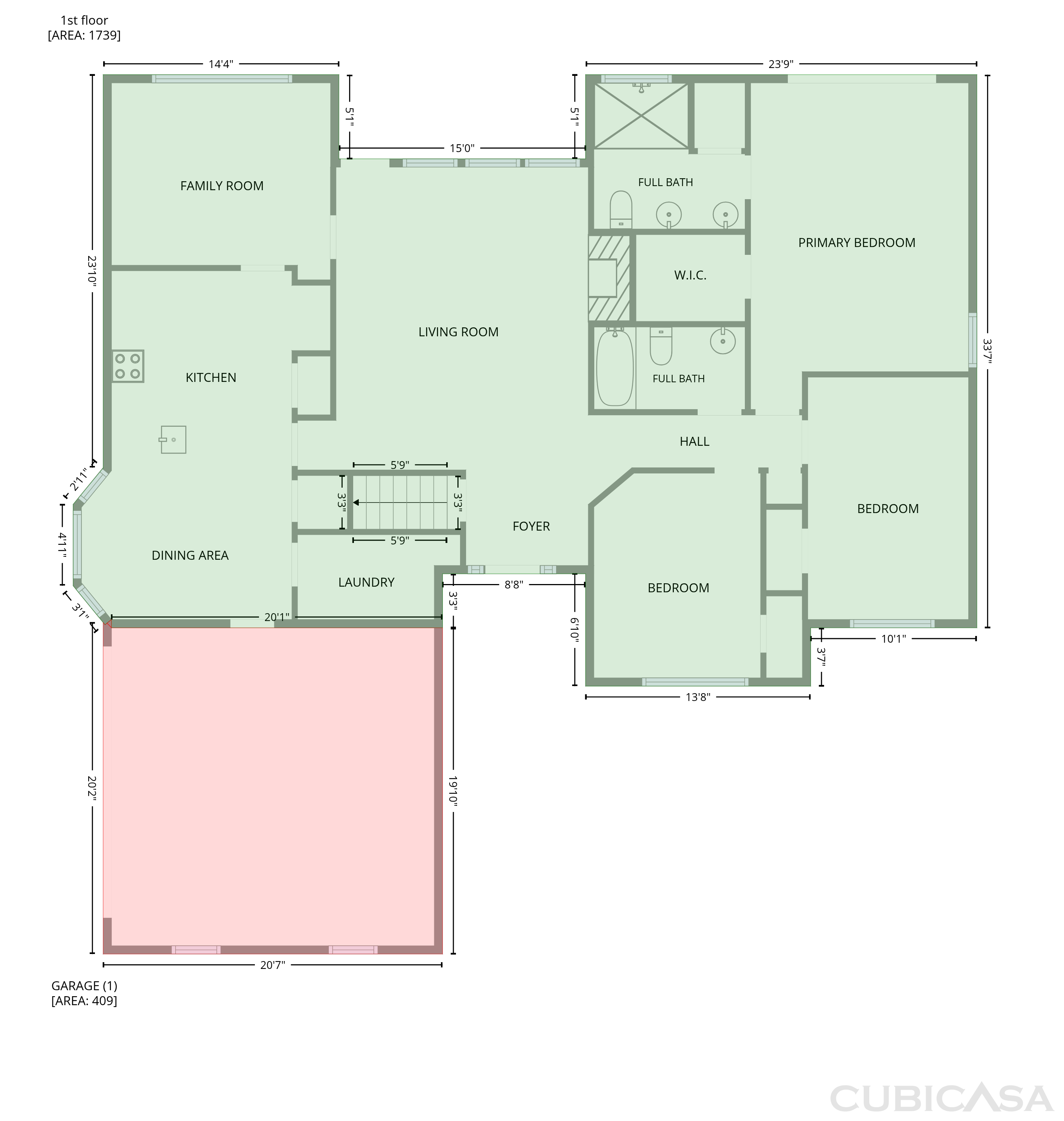 Main Floor of 3870 Cherry Ridge Walk, Suwanee, GA