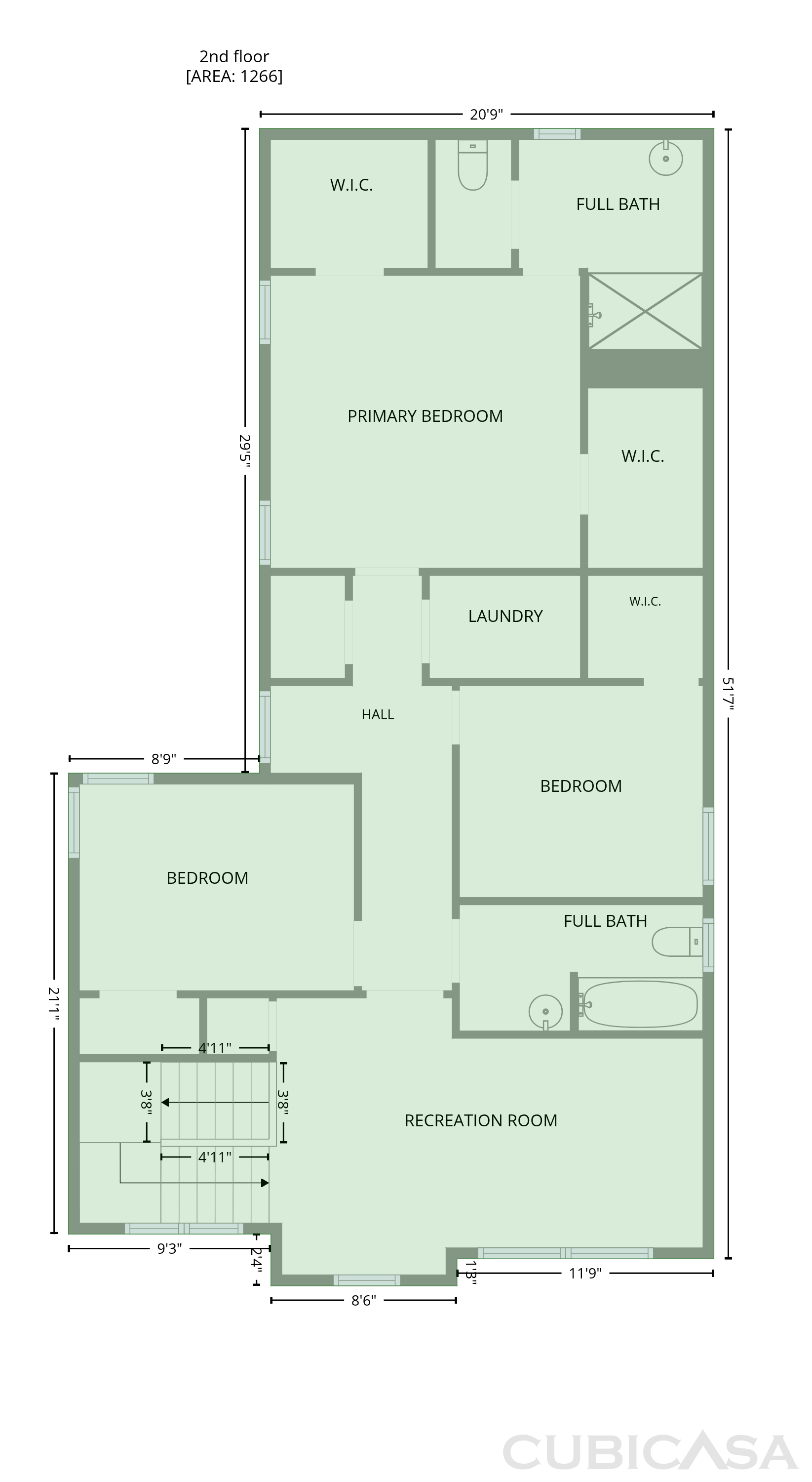 Second Floor of 11945 Globe St, Orlando, FL