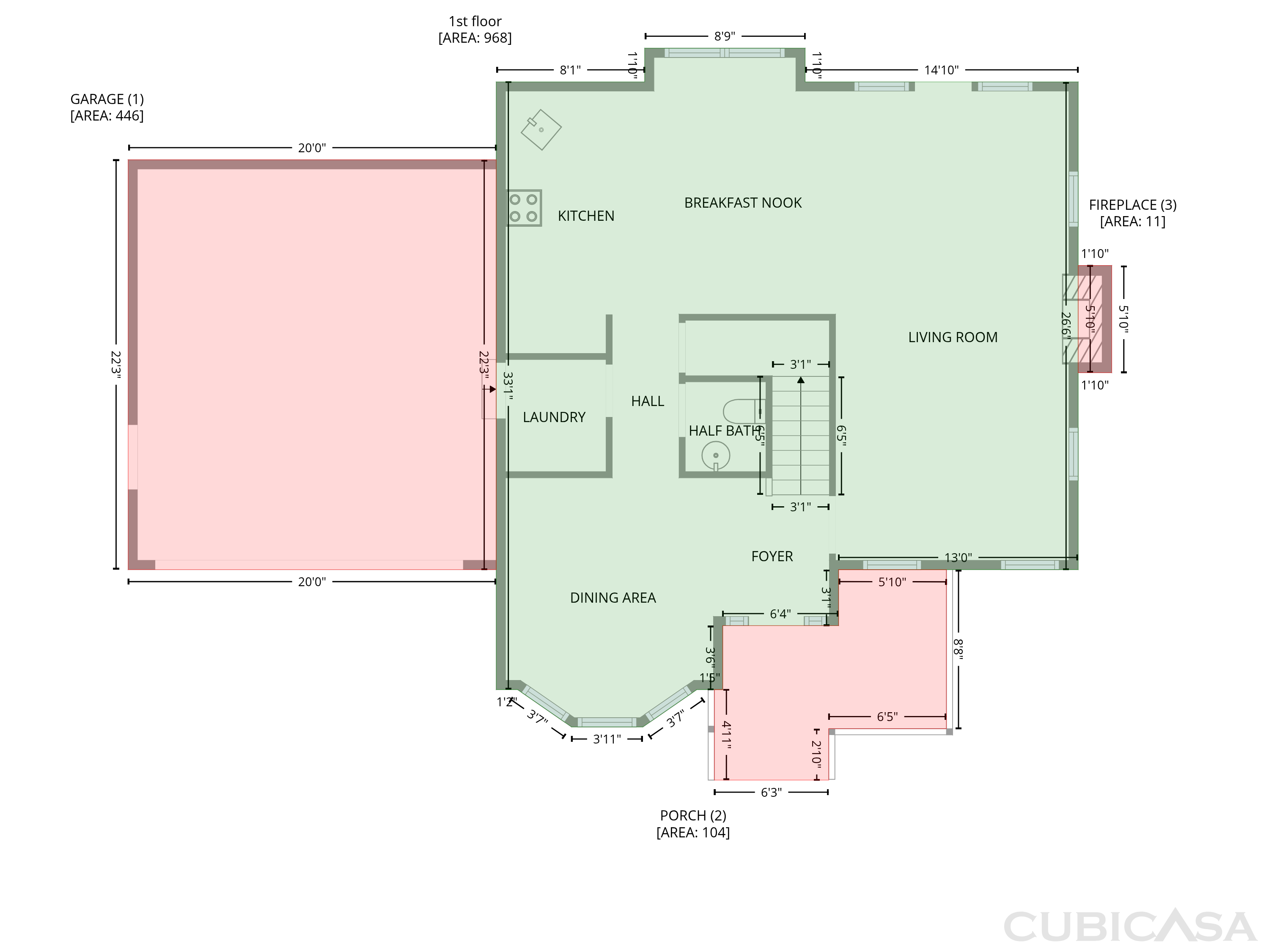 Main Floor of 6113 Remington Lake Dr, Raleigh, NC