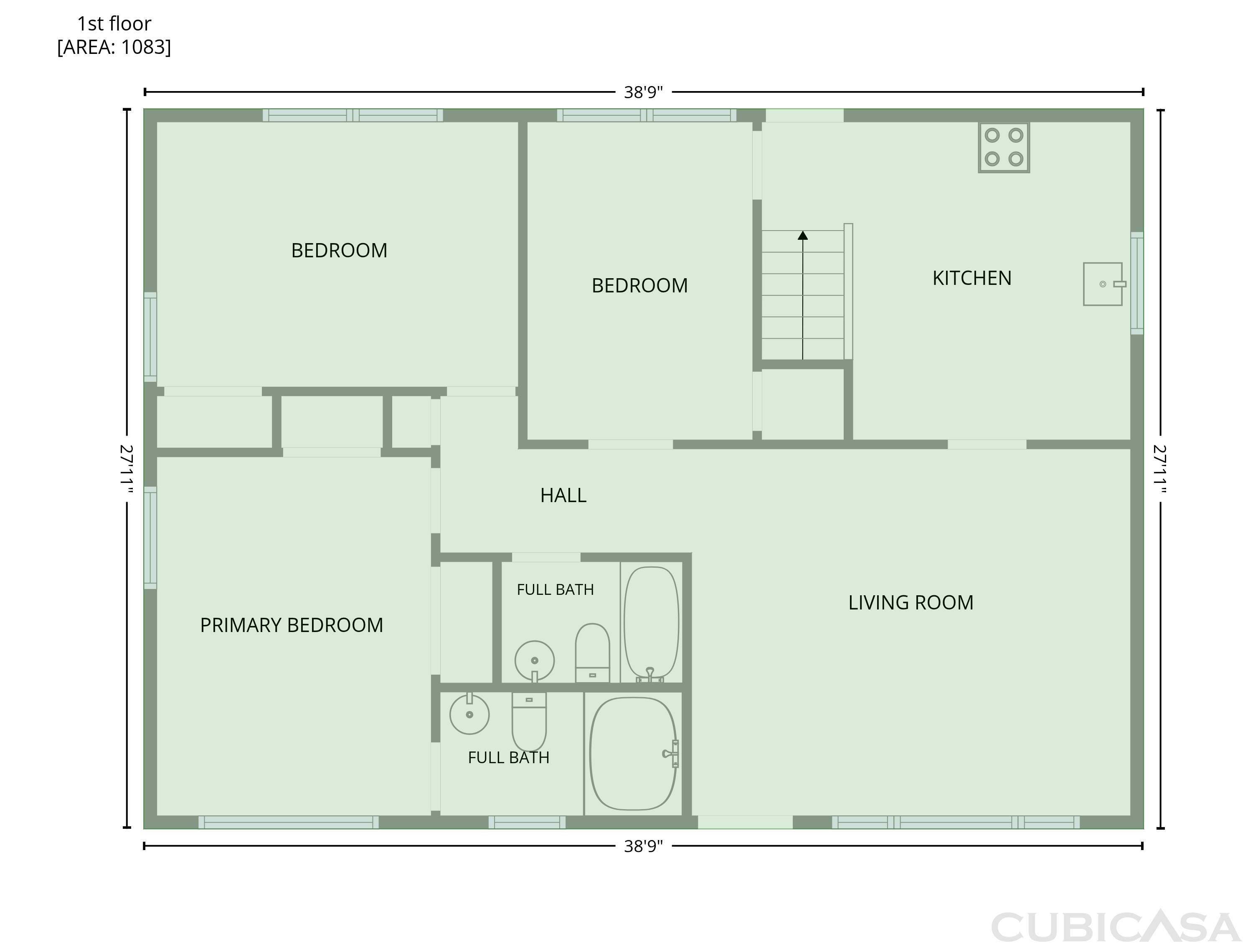 Second Floor of 2322 Ruckert Ave, Saint Louis, MO