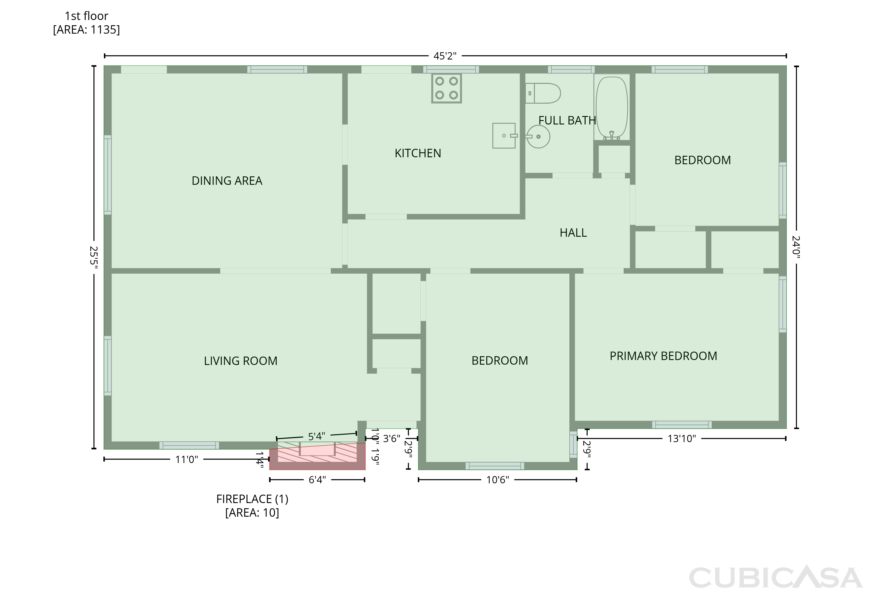 Main Floor of 1901 Glenwood Rd, Columbia, SC