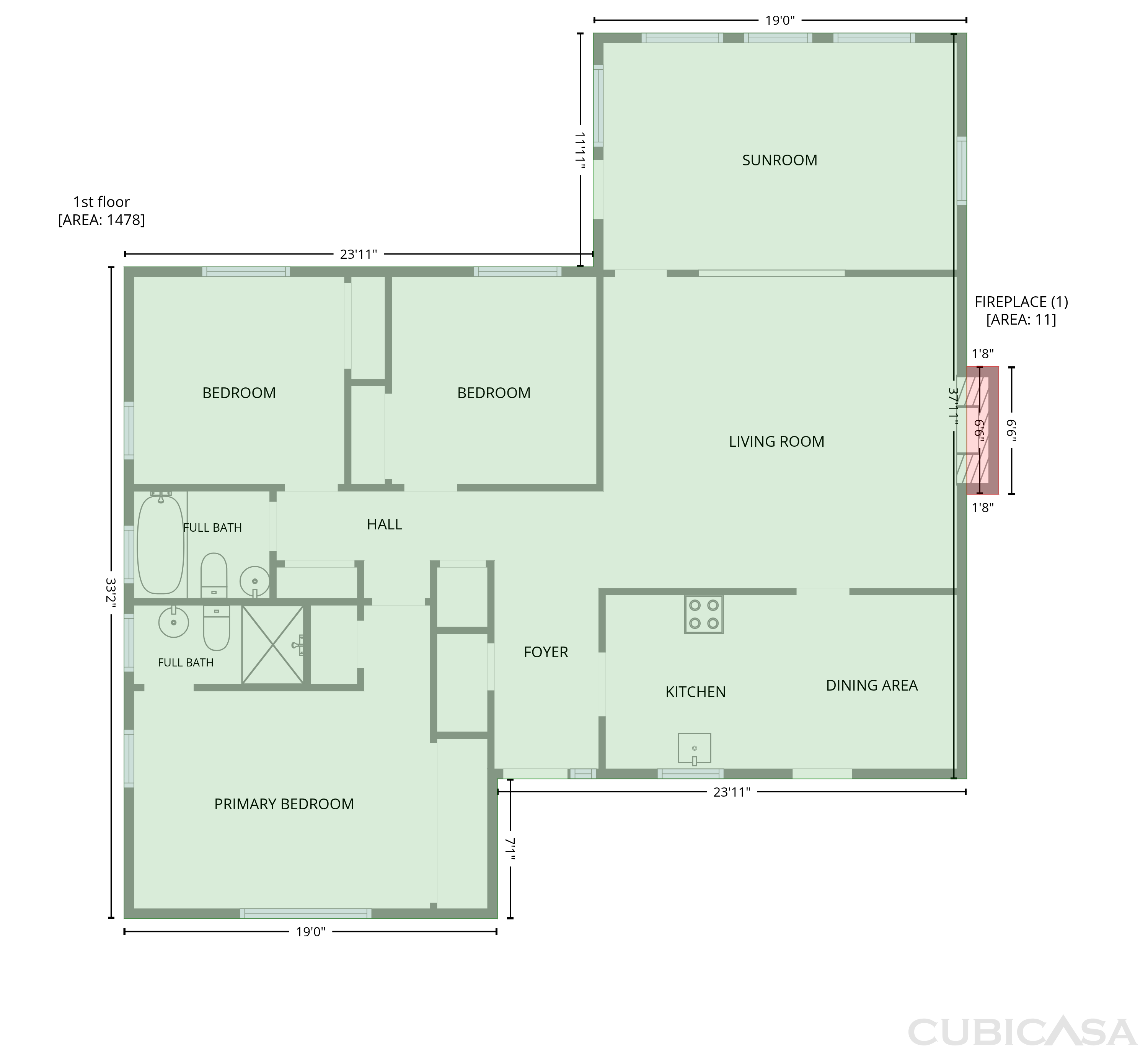 Main Floor of 5313 Fernwood Way, Sacramento, CA