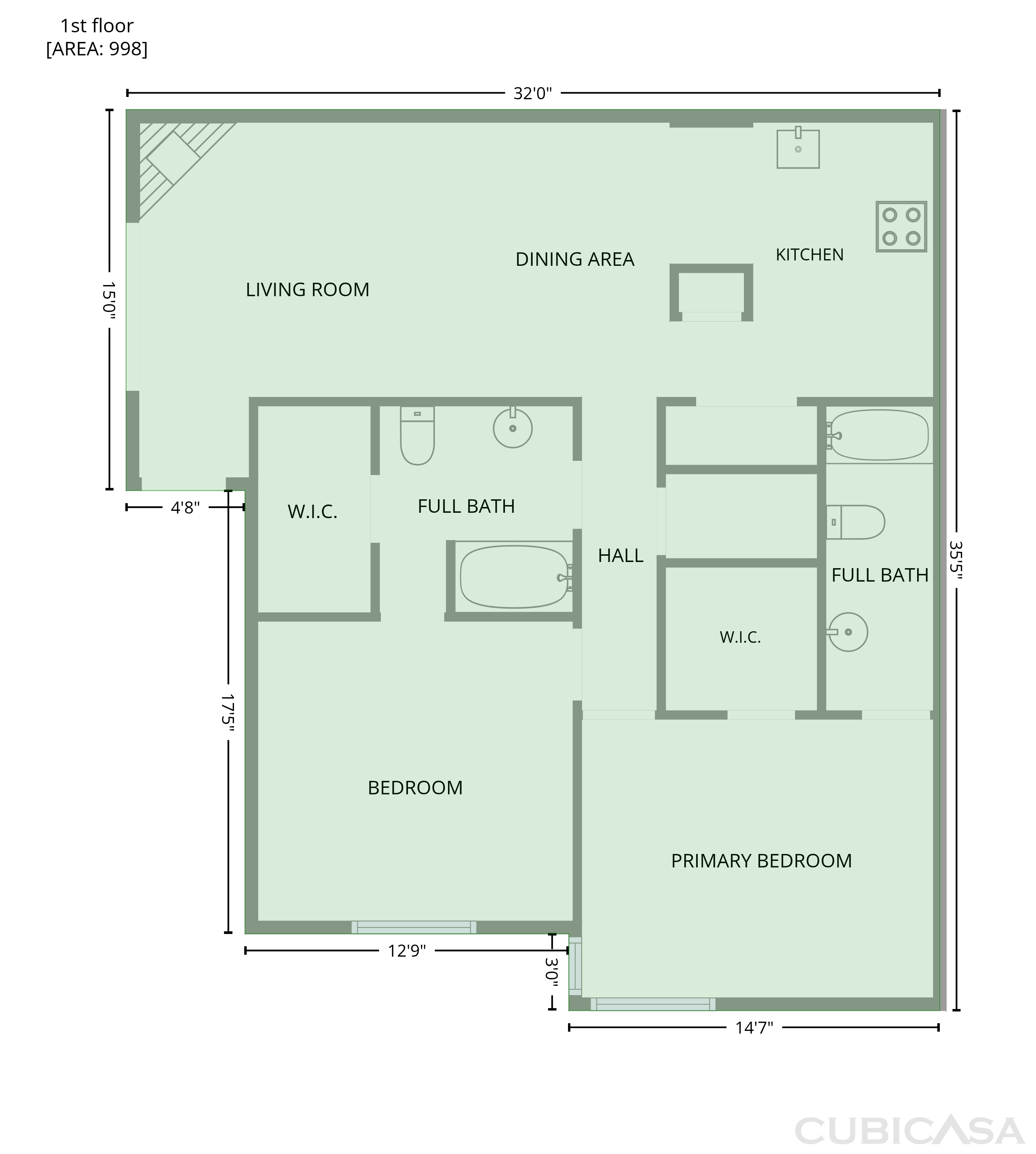 Main Floor of 1111 W Summit Pl, Chandler, AZ