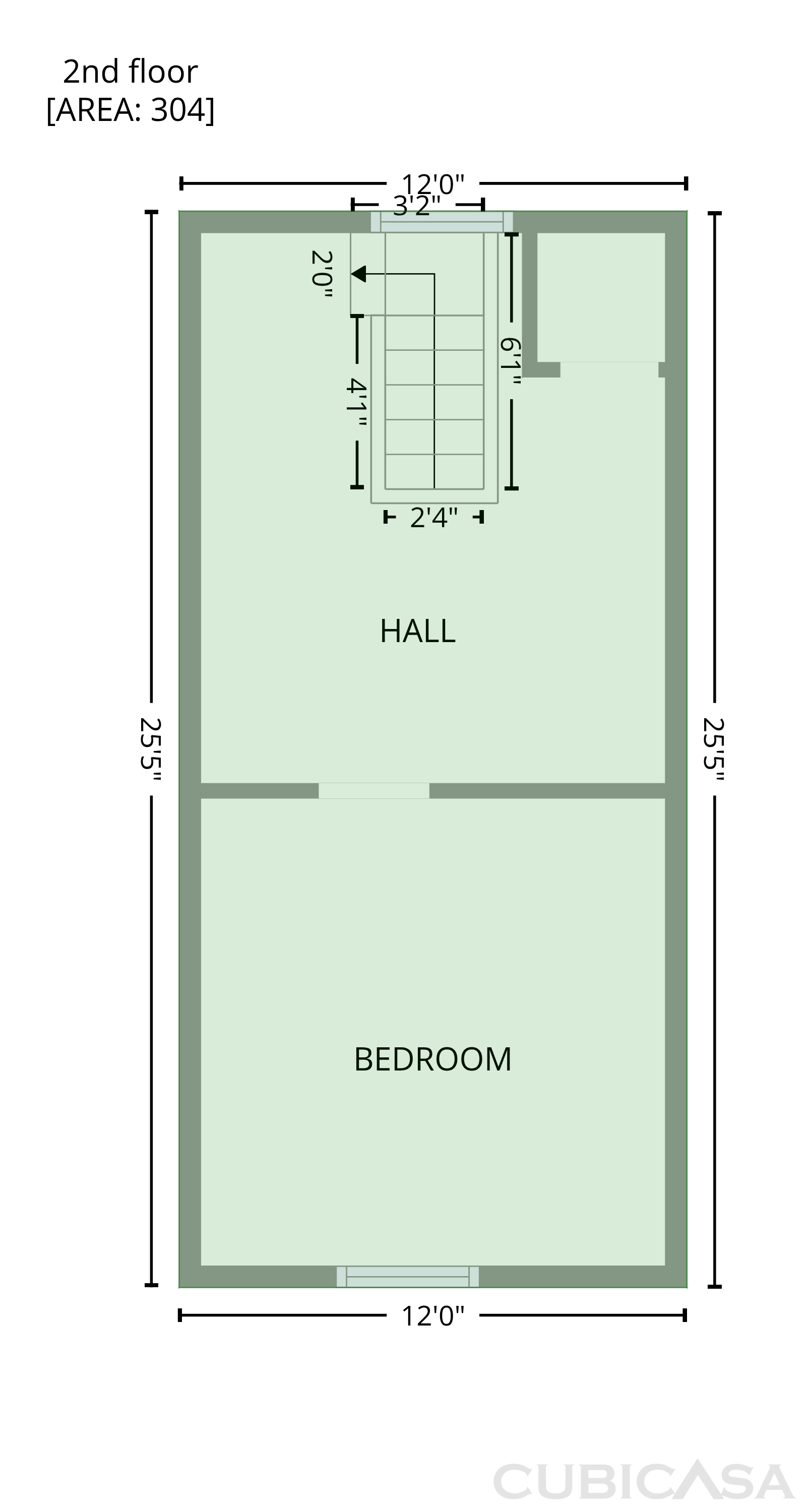 Second Floor of 408 Walker St, Roxboro, NC