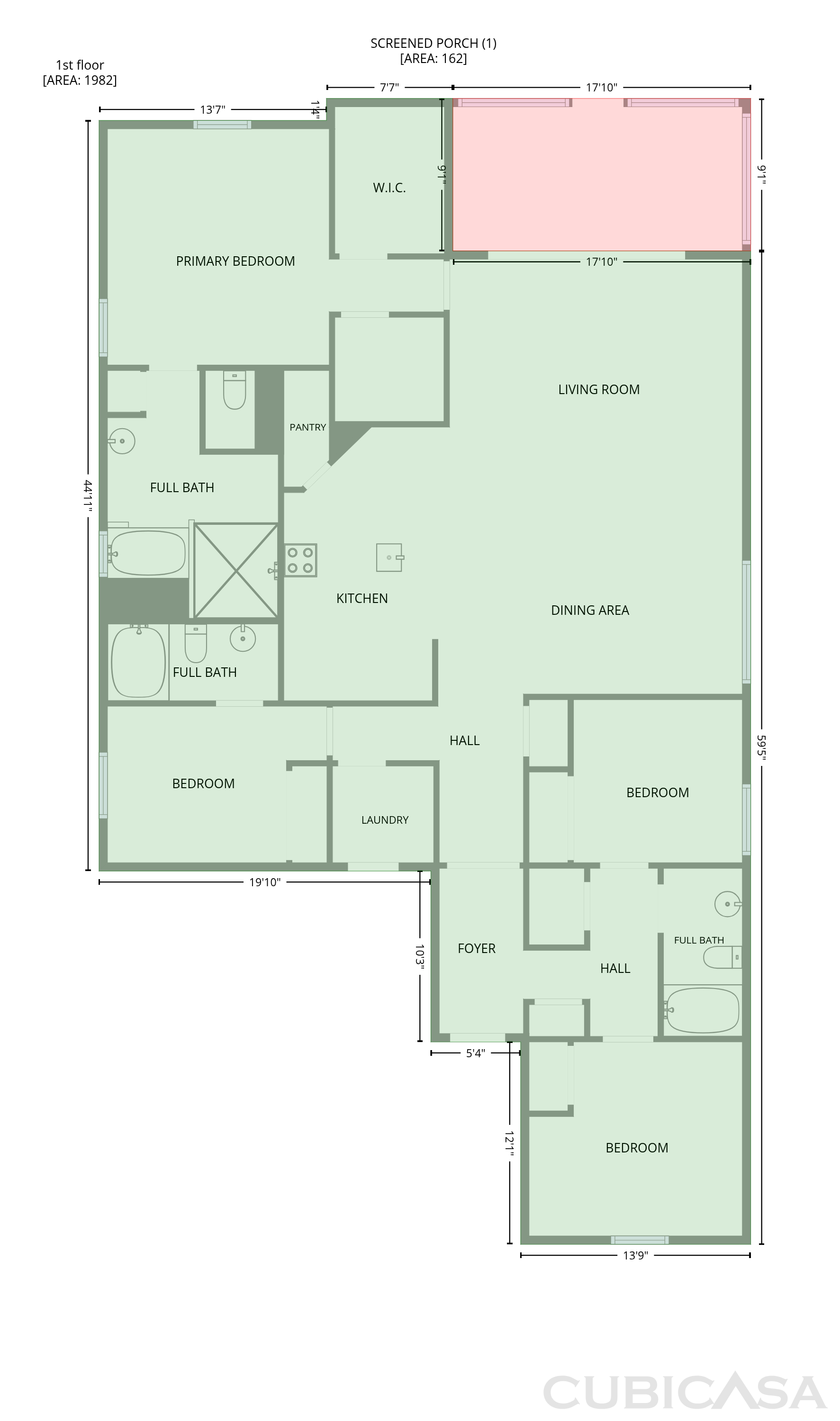 Main Floor of 1537 NW 44th Court Rd, Ocala, FL