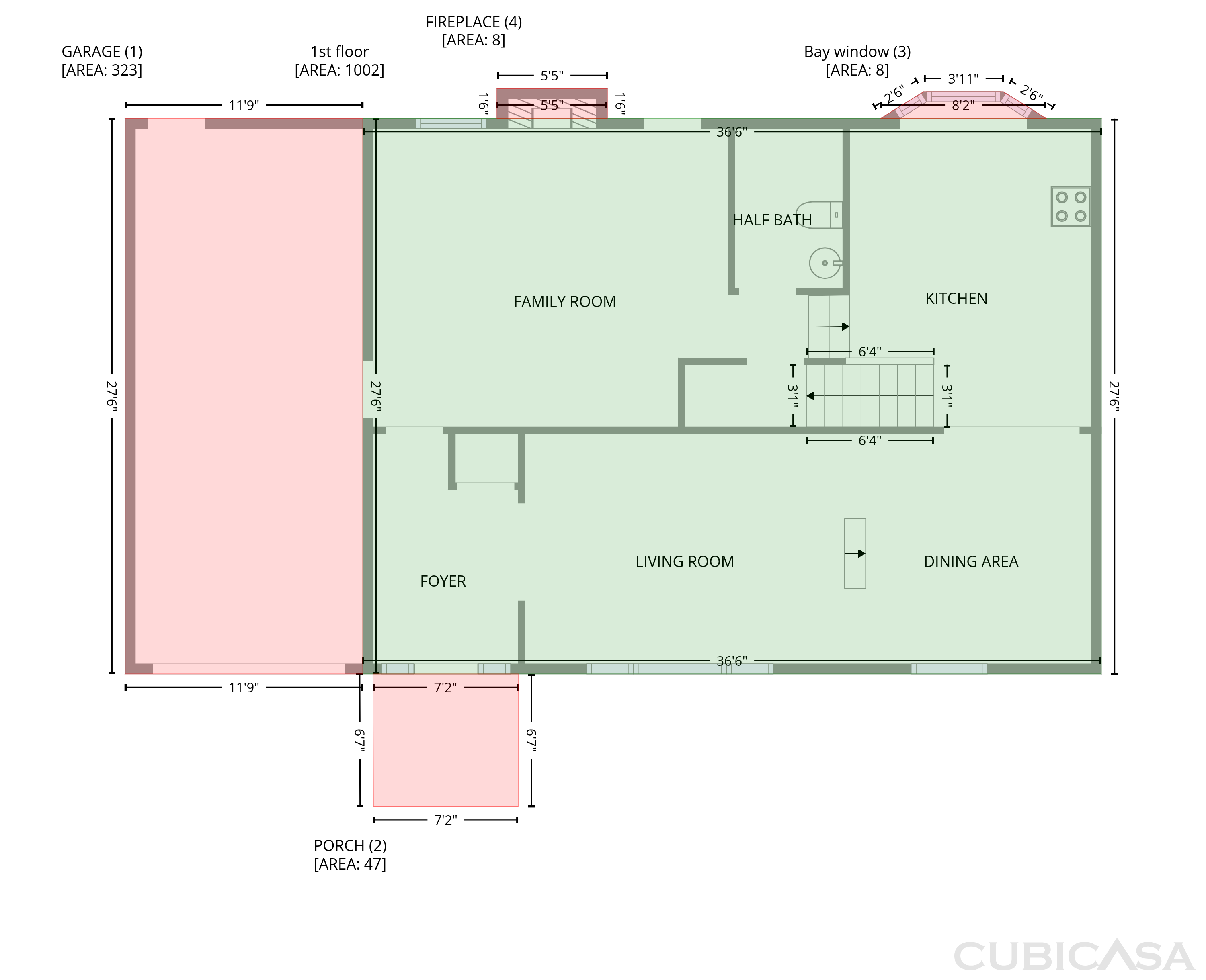 Main Floor of 7594 Beverly Dr, Fayetteville, NC