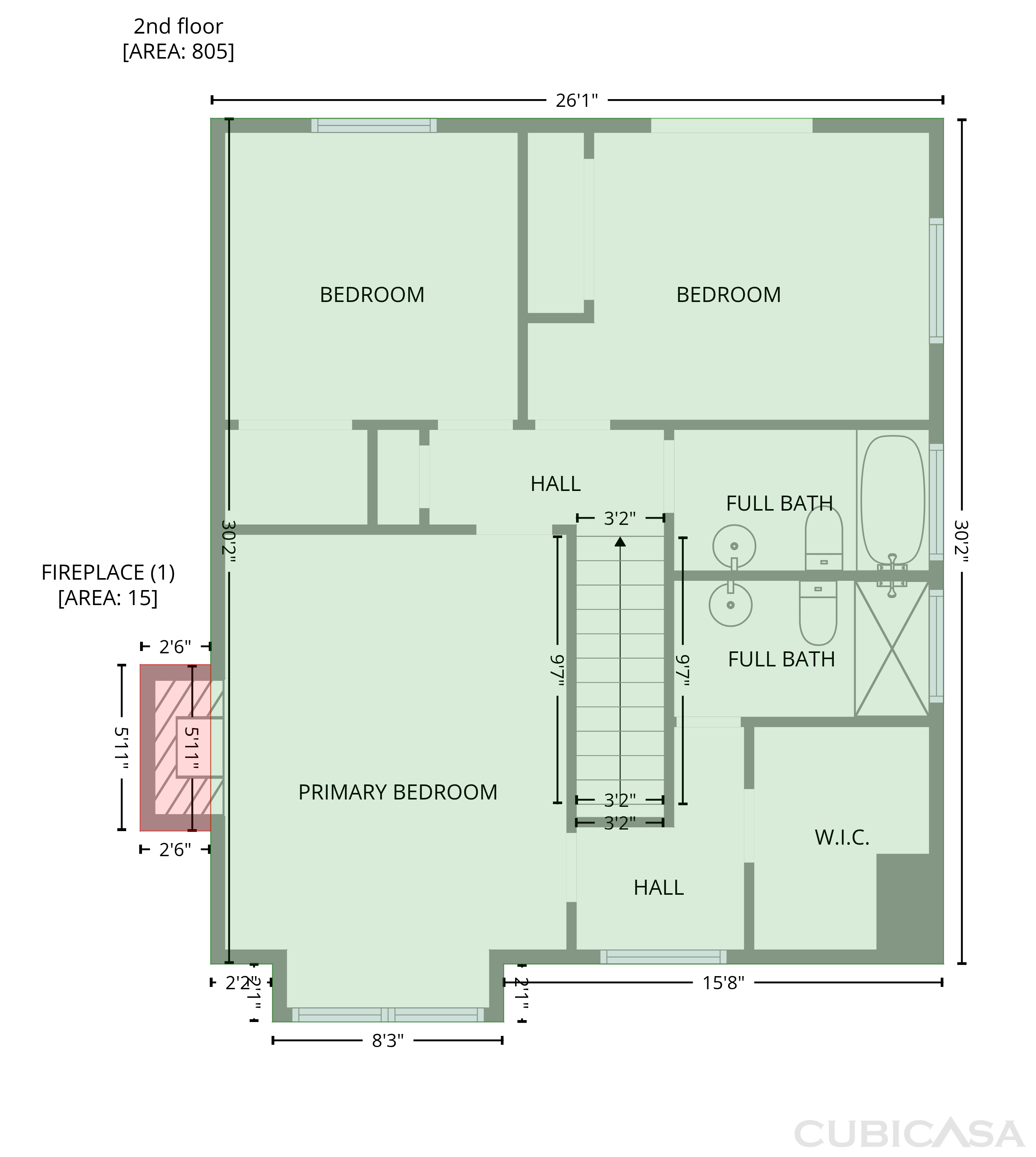 Second Floor of 21778 Ridge Dr, Cedarpines Park, CA