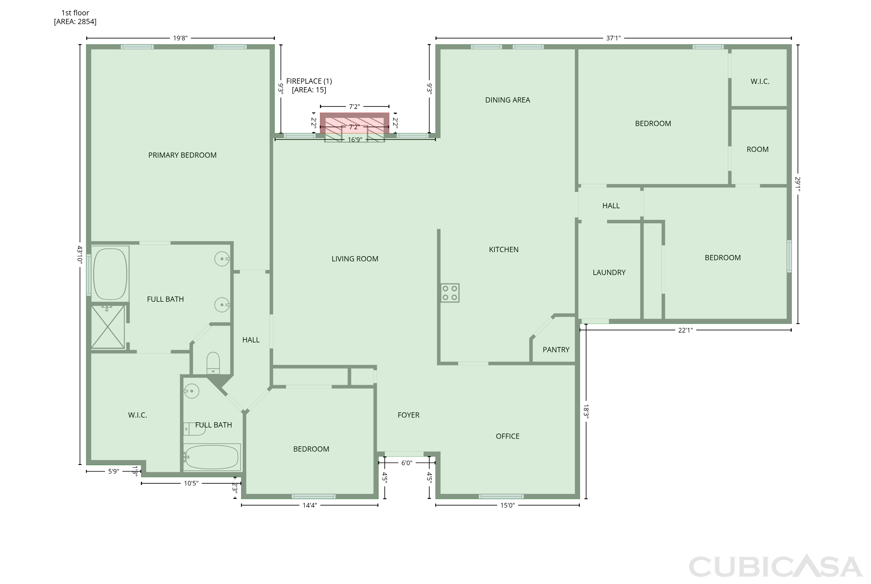 Main Floor of 7945 Laurelwood St, Beaumont, TX