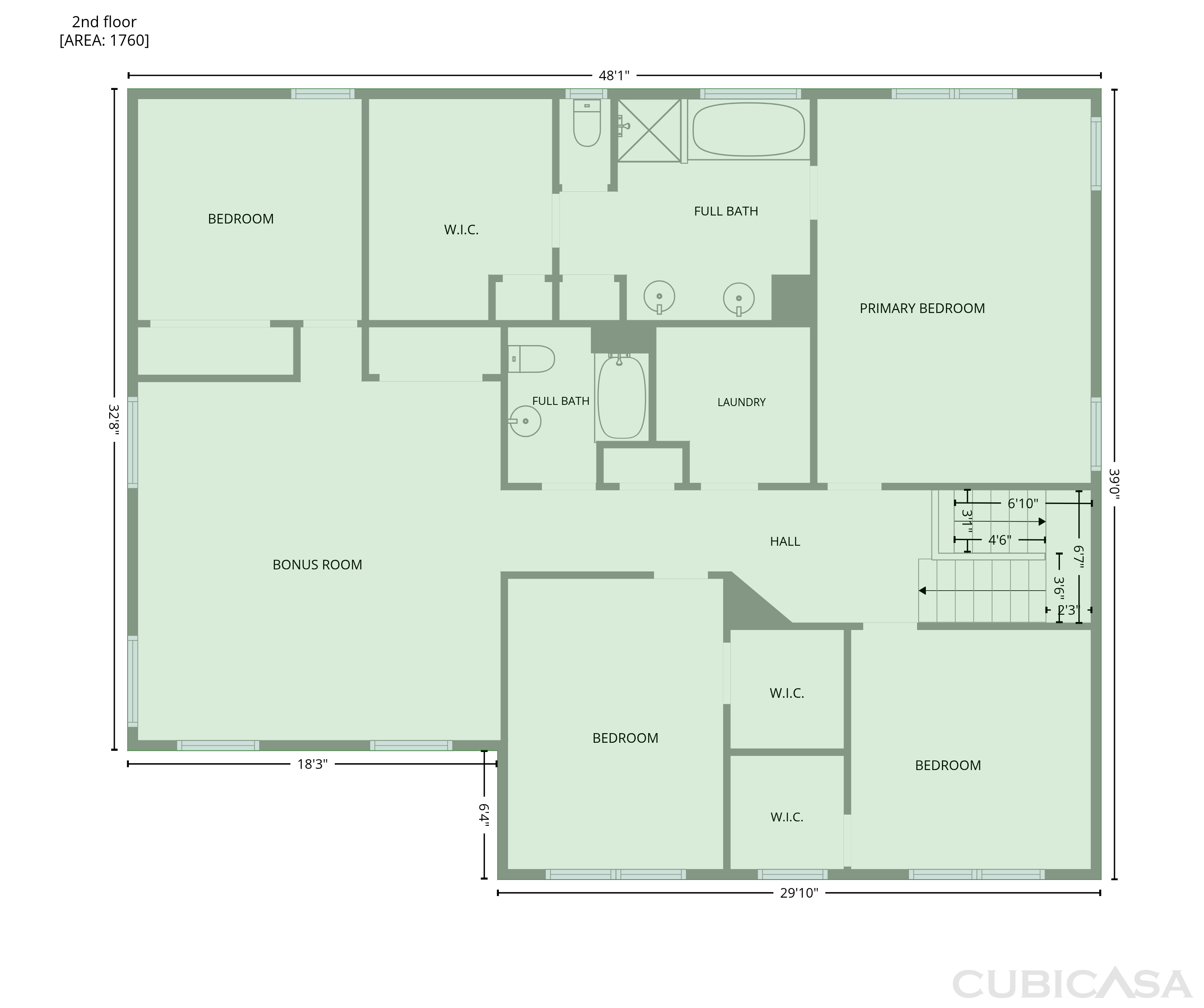 Second Floor of 2115 Eskridge Ter, Clover, SC
