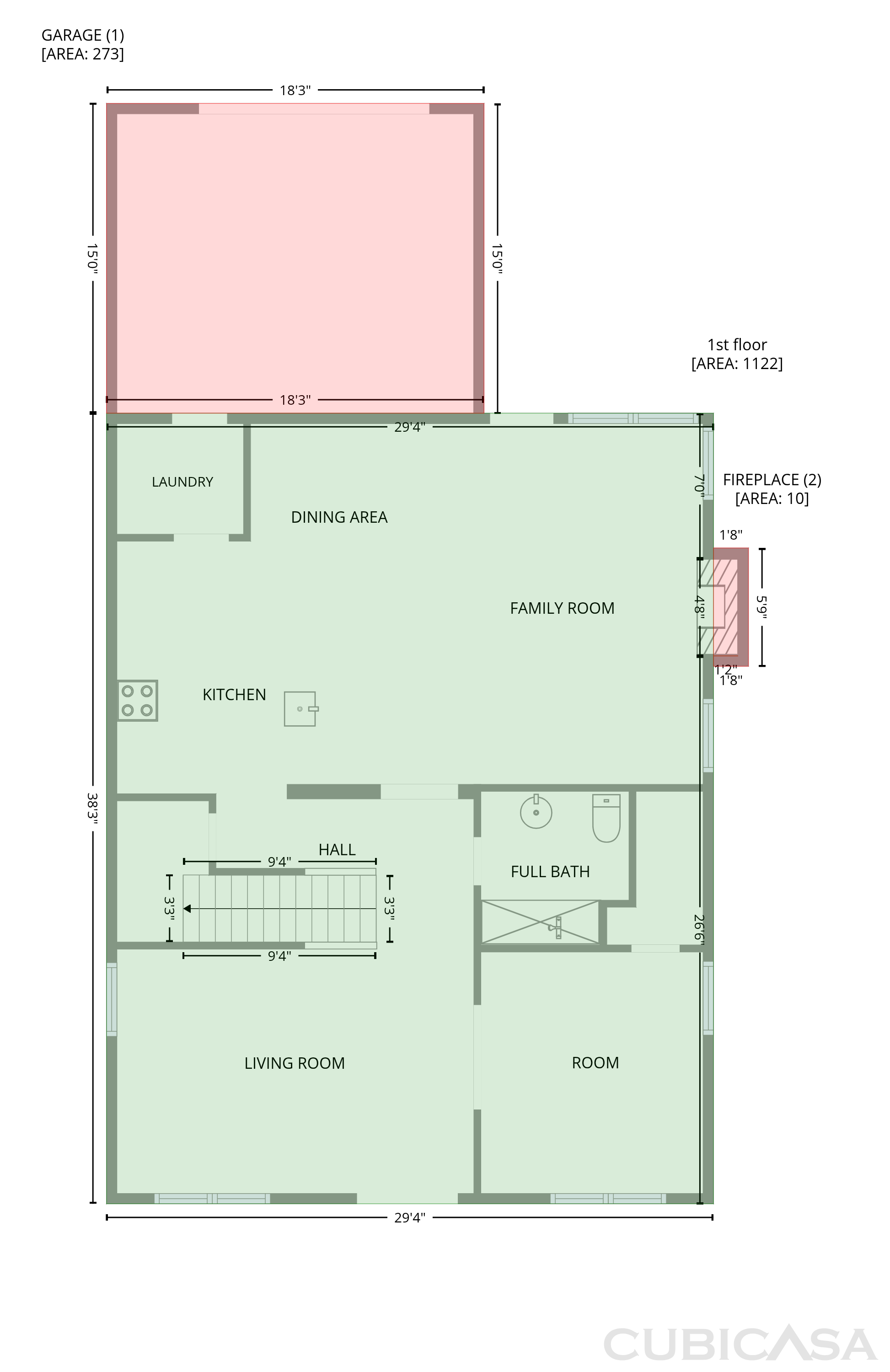 Main Floor of 1232 Spanish Moss Dr, Savannah, TX