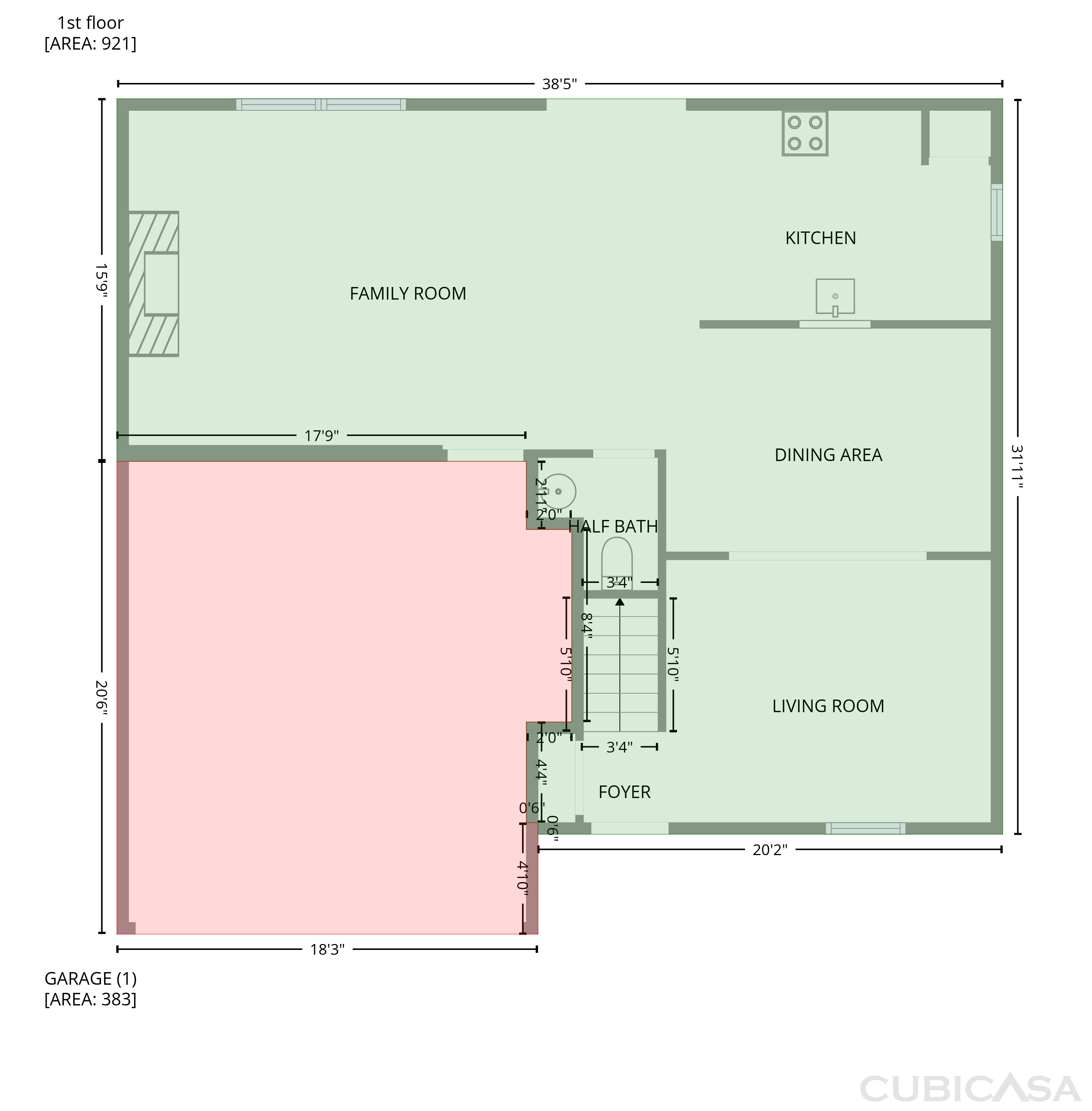 Main Floor of 318 Aberdeen Cir, Summerville, SC