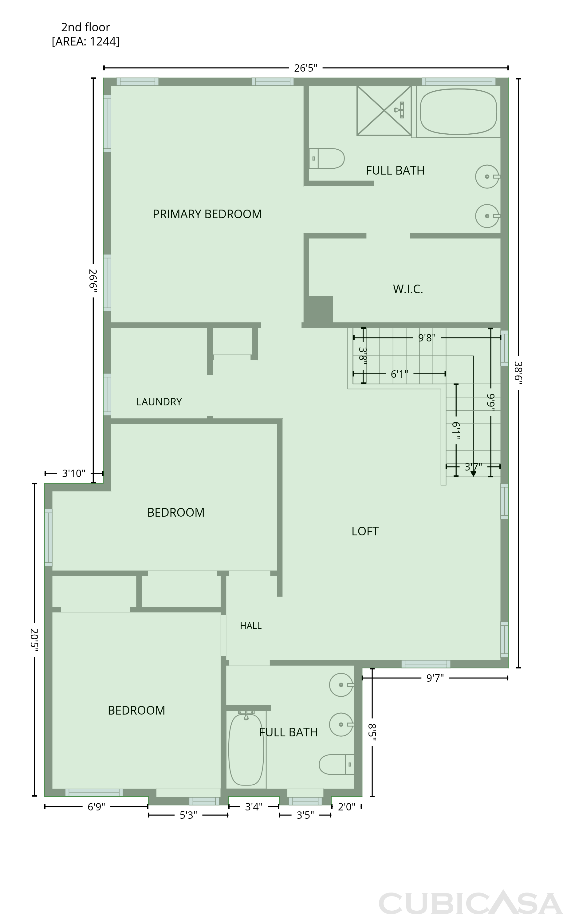 Upper level