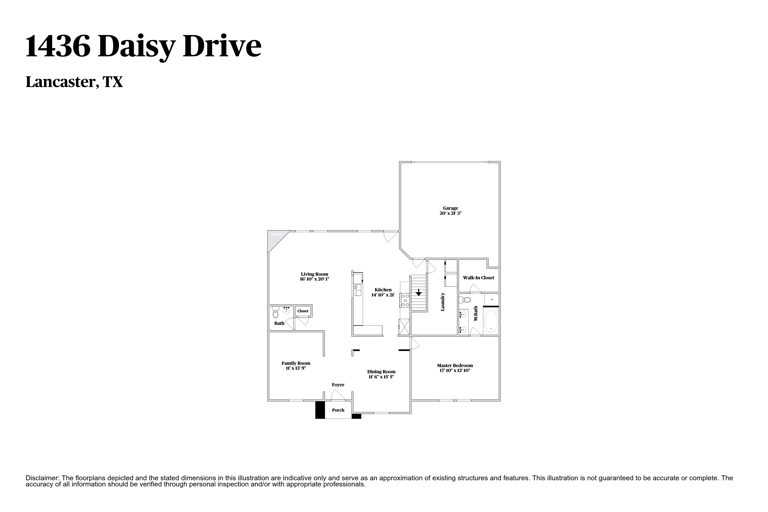 Photo 6 of 37 - 1436 Daisy Dr, Lancaster, TX 75134