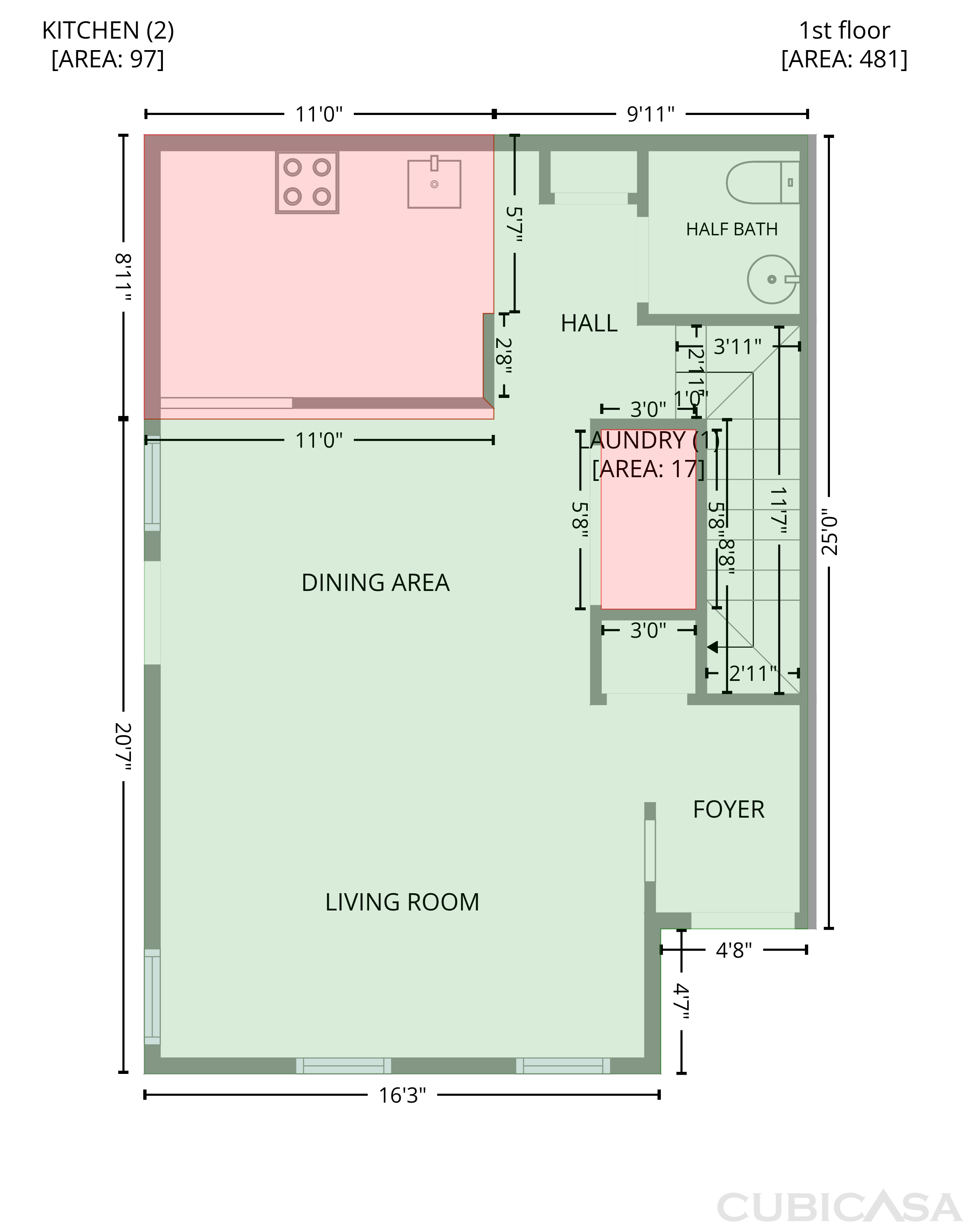 Main Floor of 3831 Mohawk Ct, Charlotte, NC