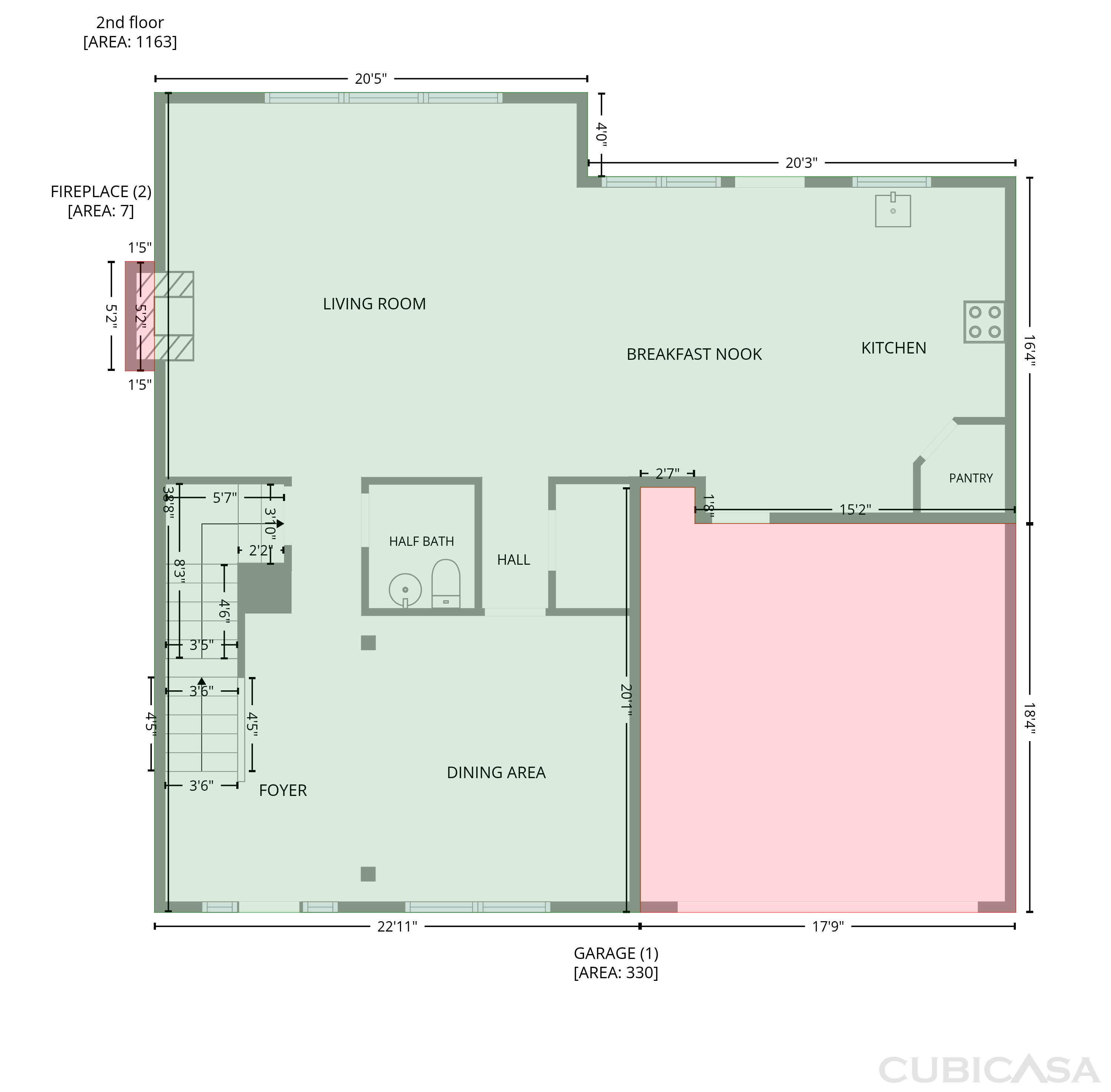 Second Floor of 1801 Sycamore Dr, Loganville, GA