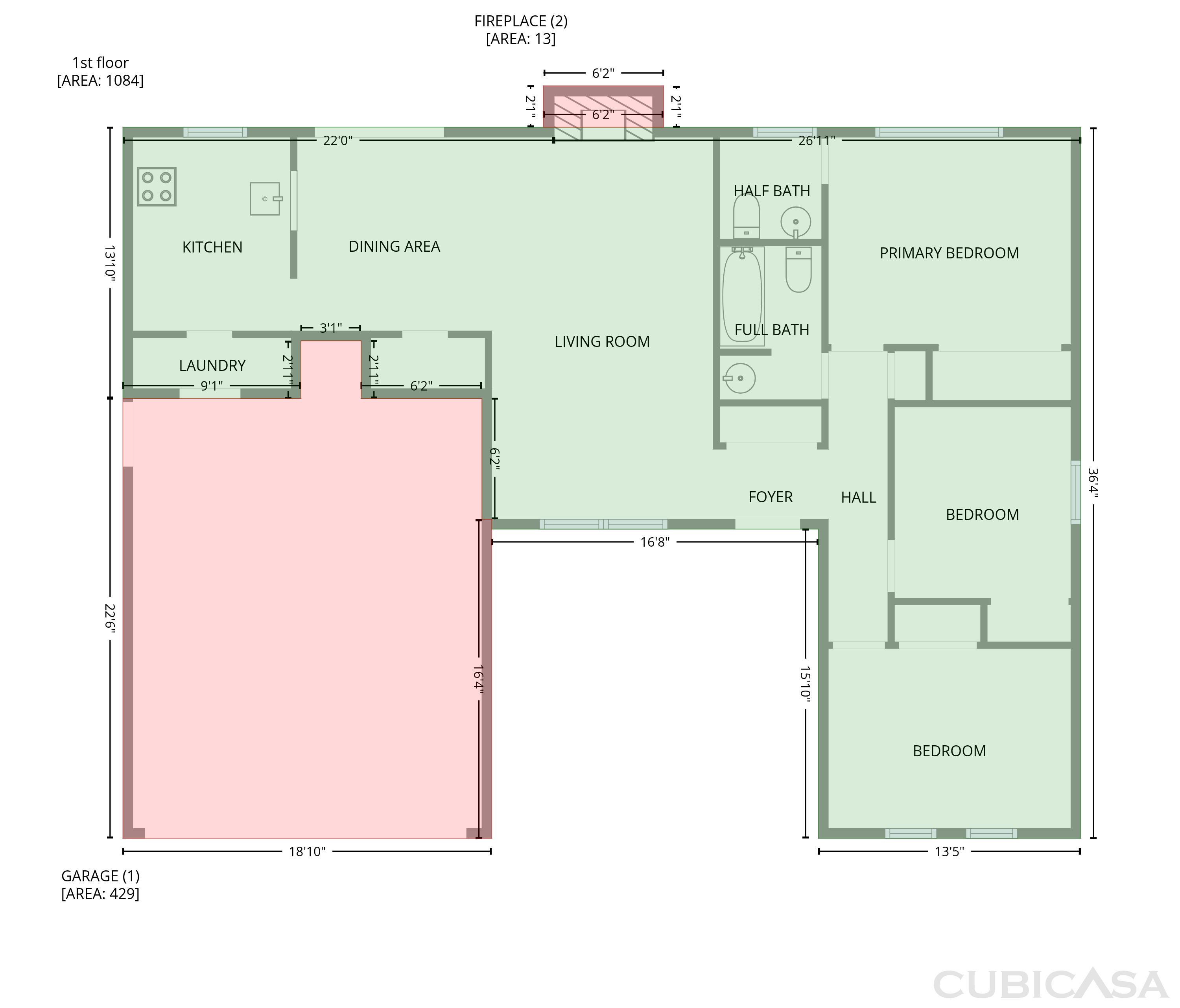 Main Floor of 2701 S 115th East Pl, Tulsa, OK