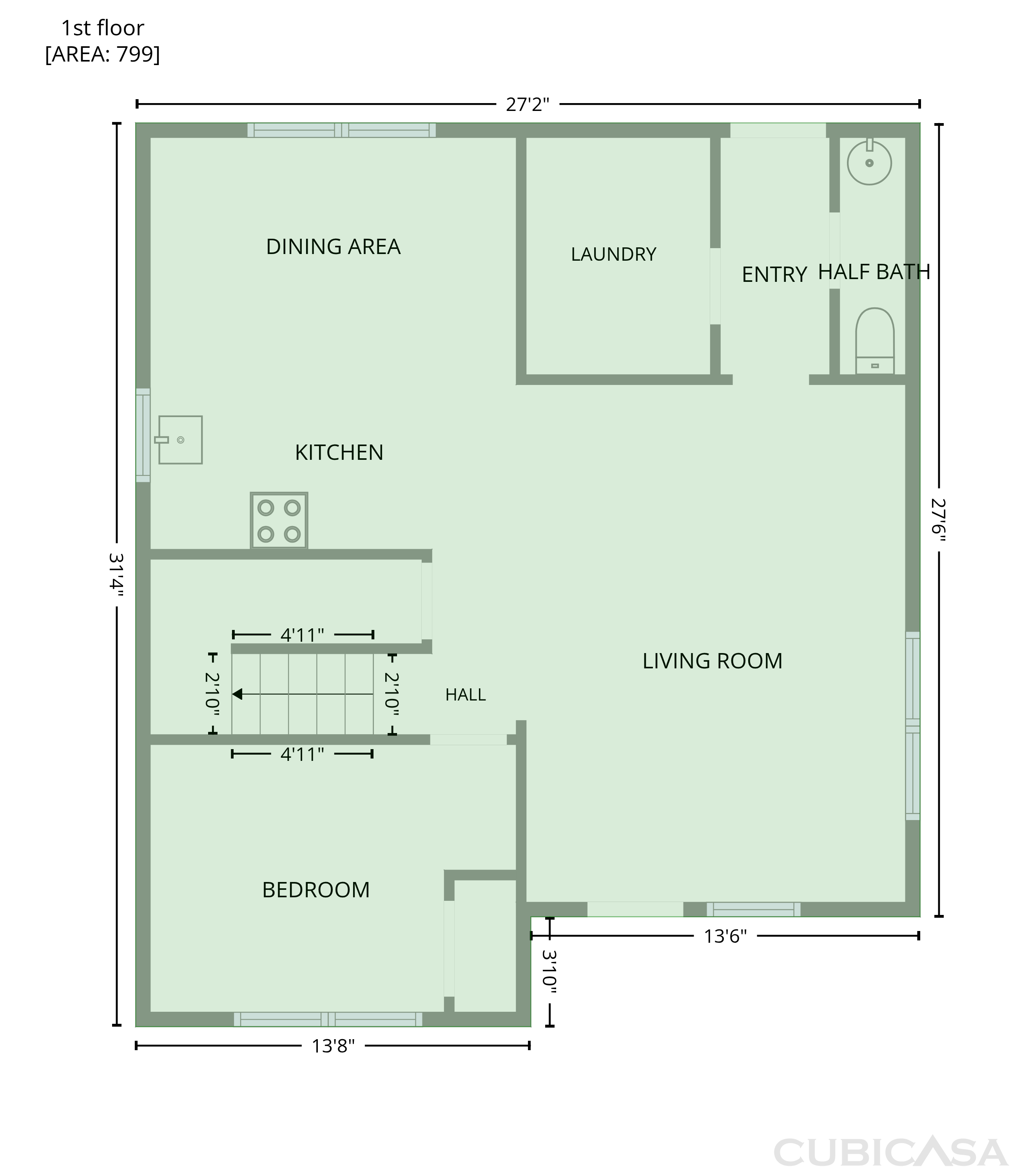 Main Floor of 1575 Liberty Ave SE, Atlanta, GA