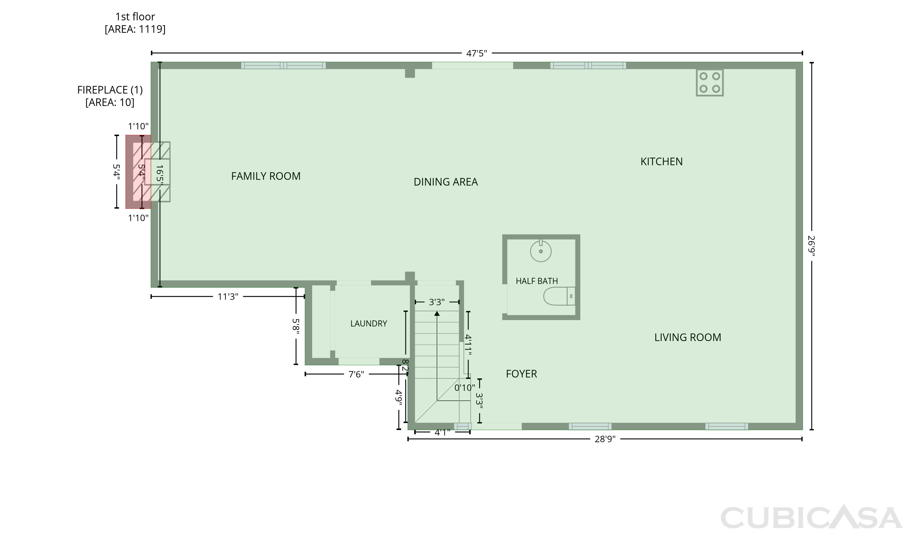 Main Floor of 2226 Country Oaks Dr, Garland, TX