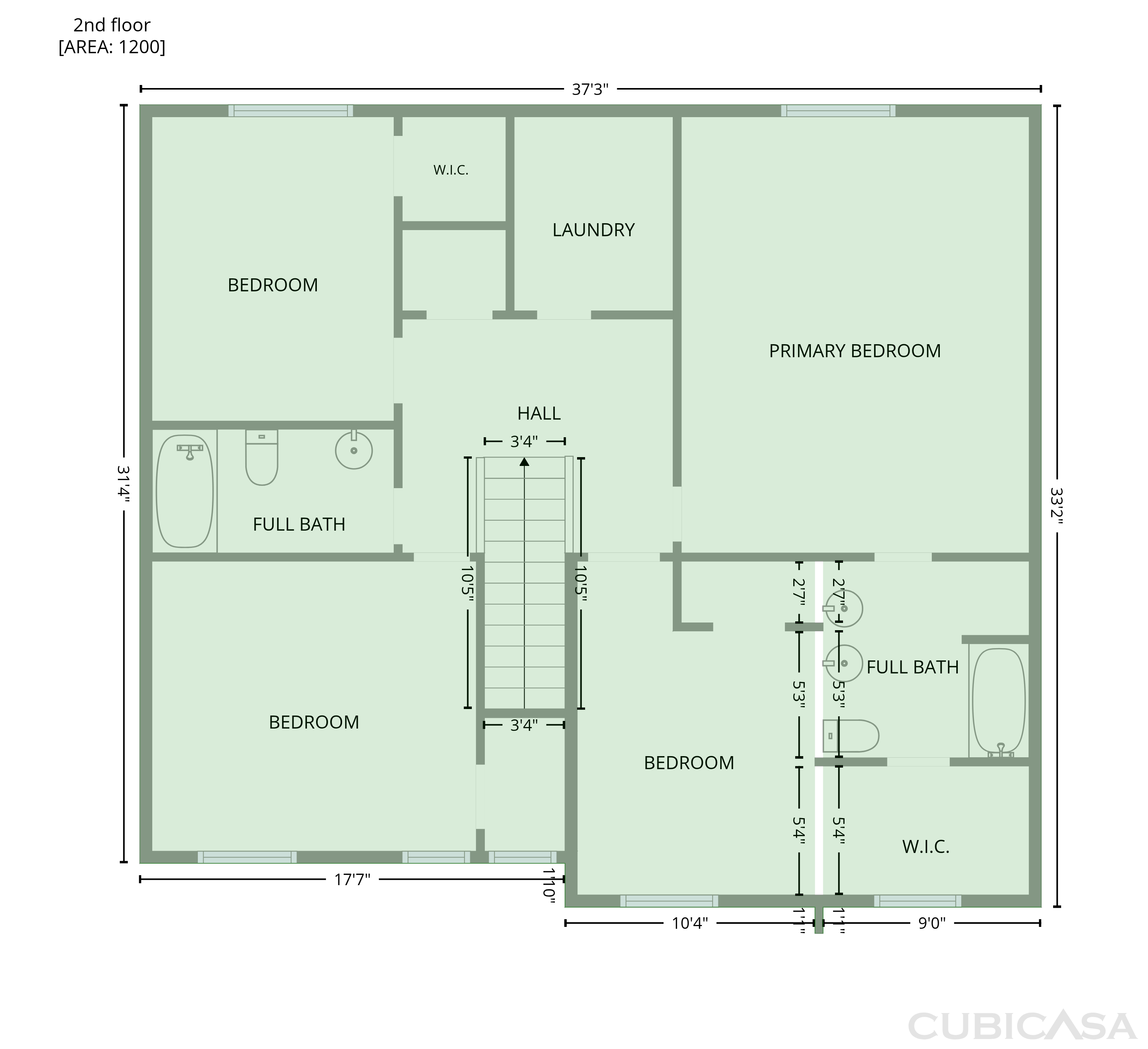 Second Floor of 4036 Liberty Estates Dr, Macon, GA