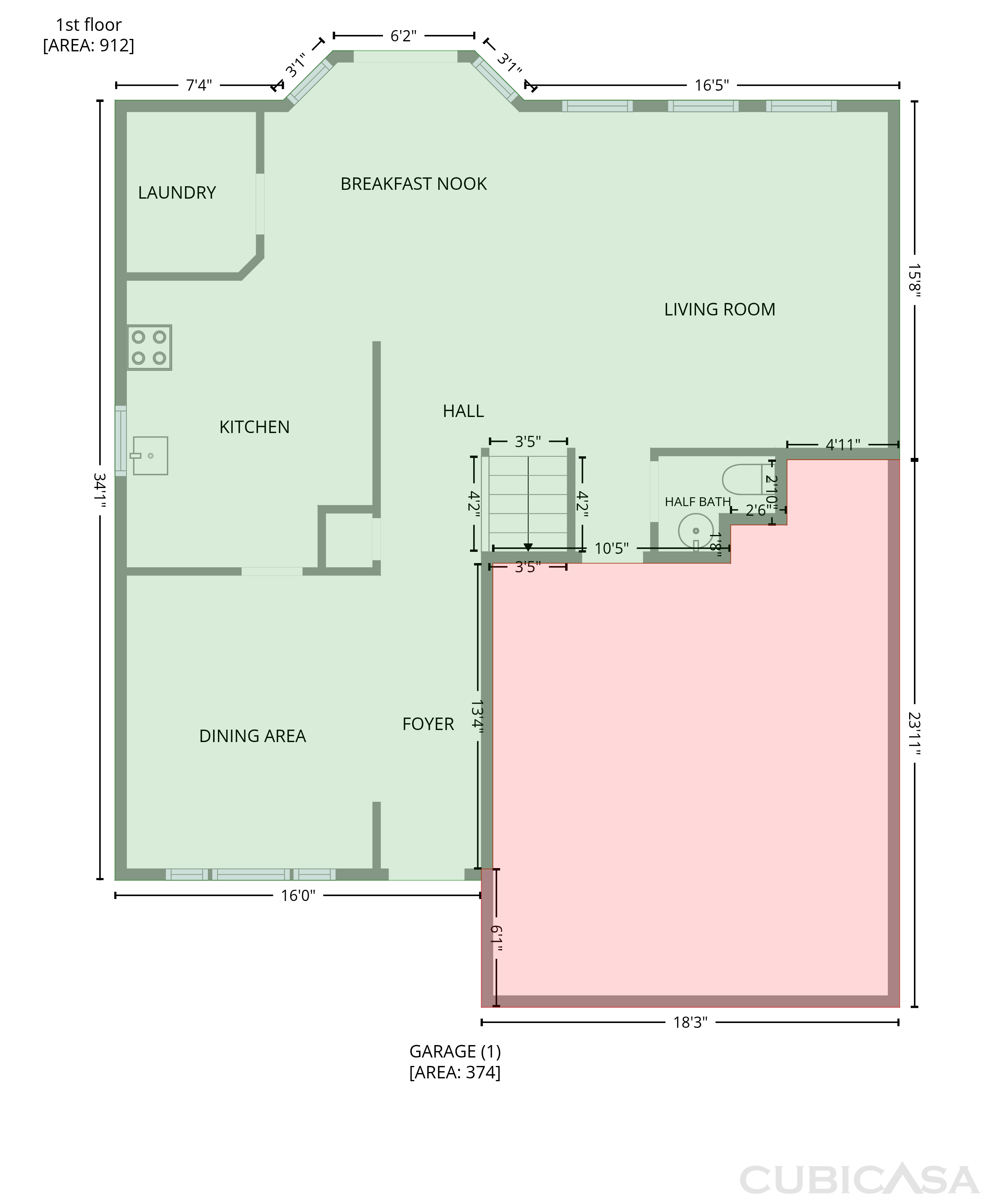 Main Floor of 2648 Hunt St, New Braunfels, TX
