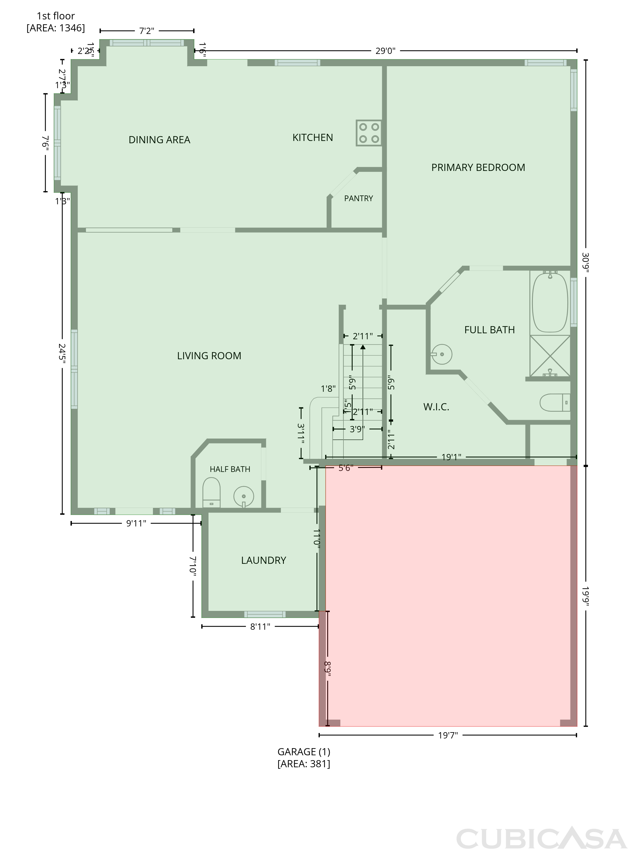 Main Floor of 9603 Orion Dr, Temple, TX