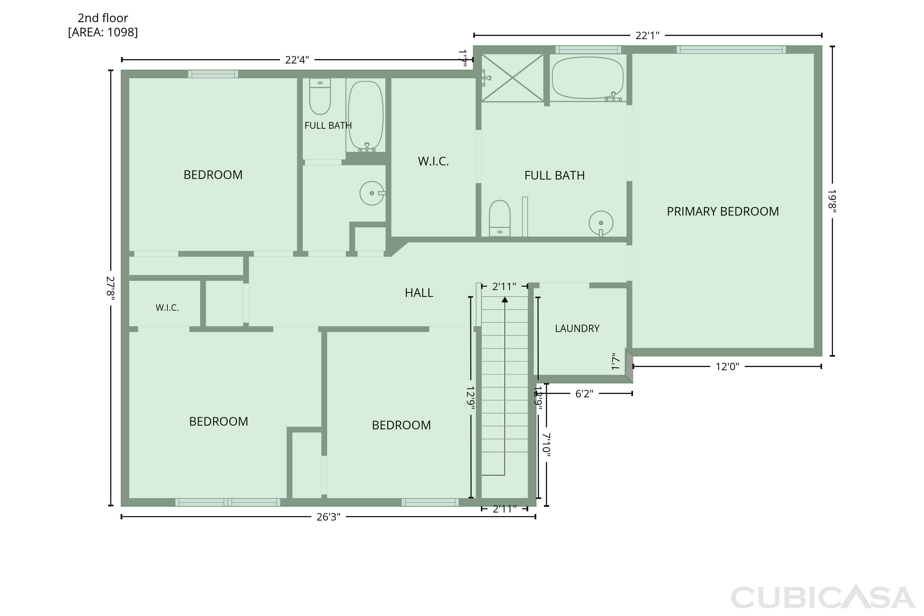 Second Floor of 77 Hamil Ct NW, Cartersville, GA