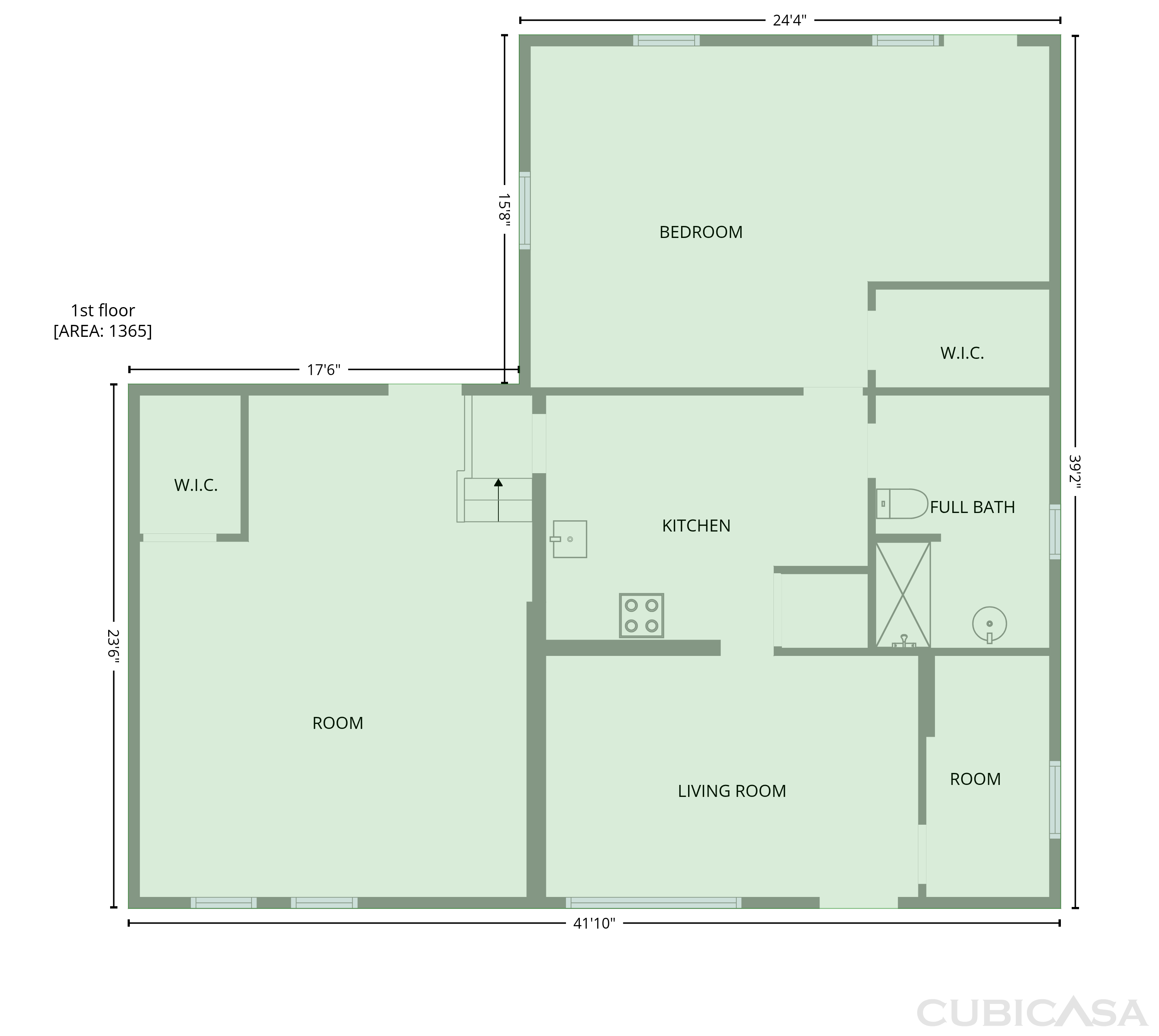 Main Floor of 1511 E 20th St, Muncie, IN