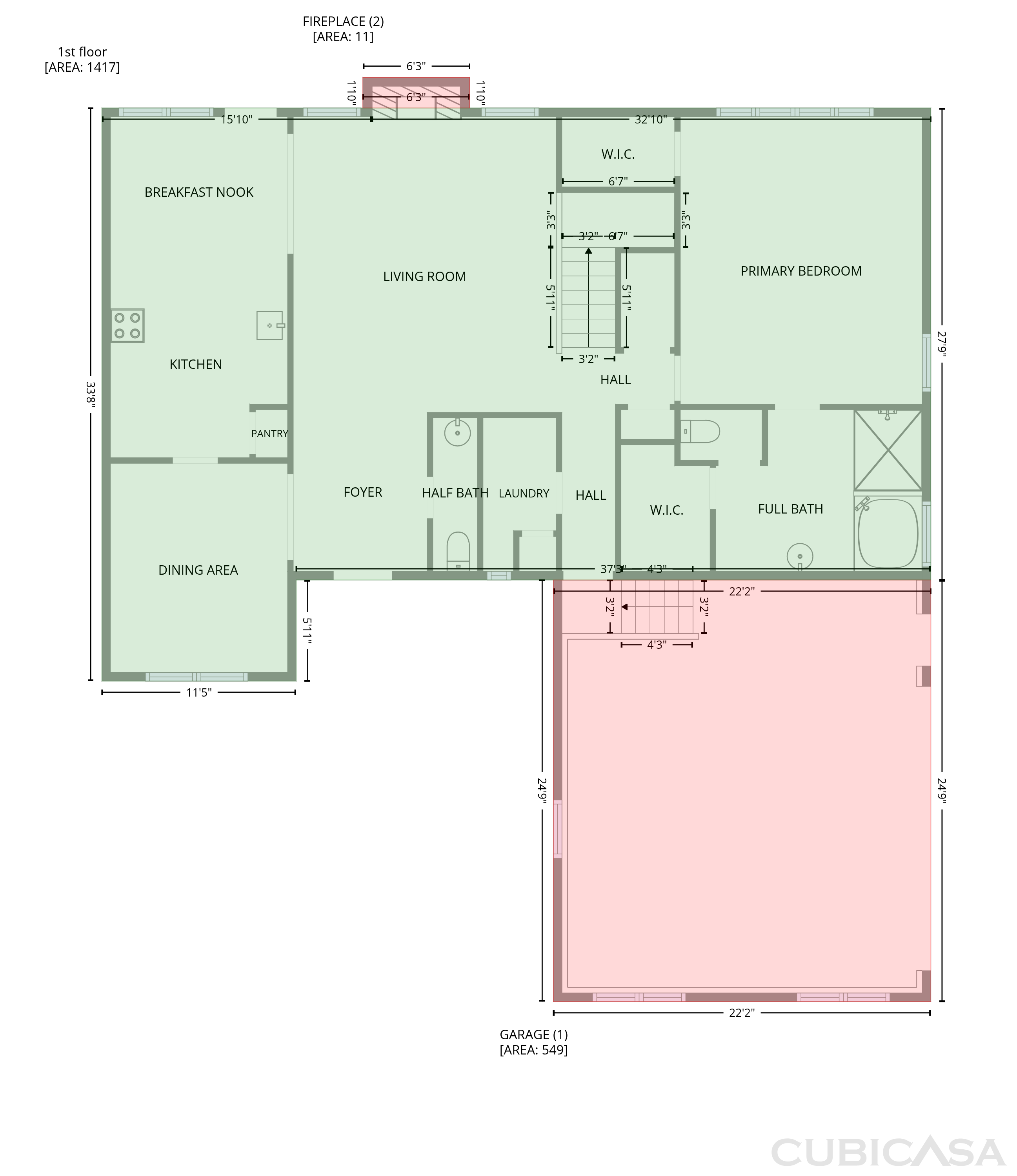 Main Floor of 1307 Christina Ct, Lebanon, TN