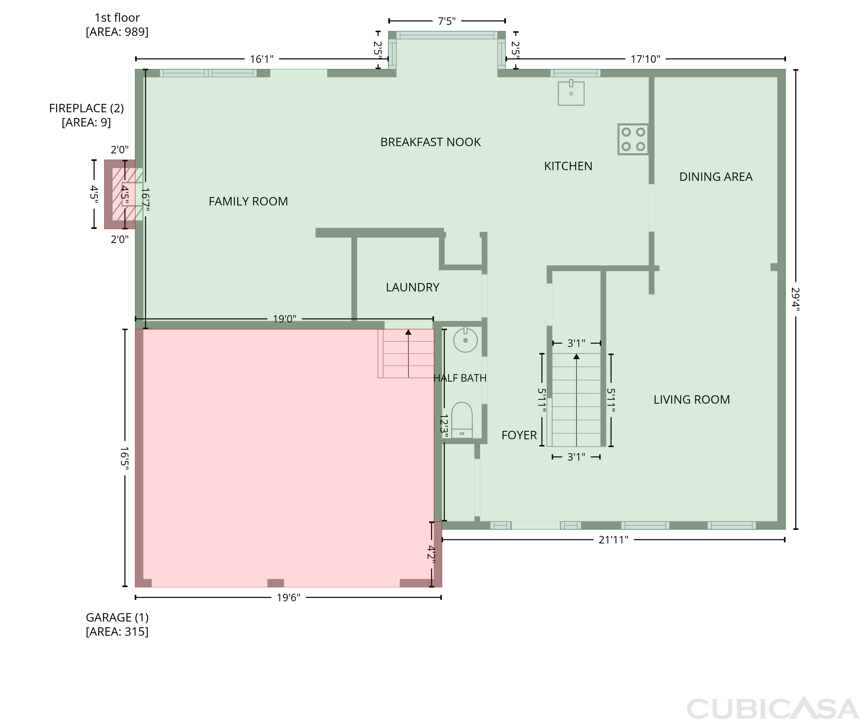 Main Floor of 2036 Glastonbury Dr, Franklin, TN