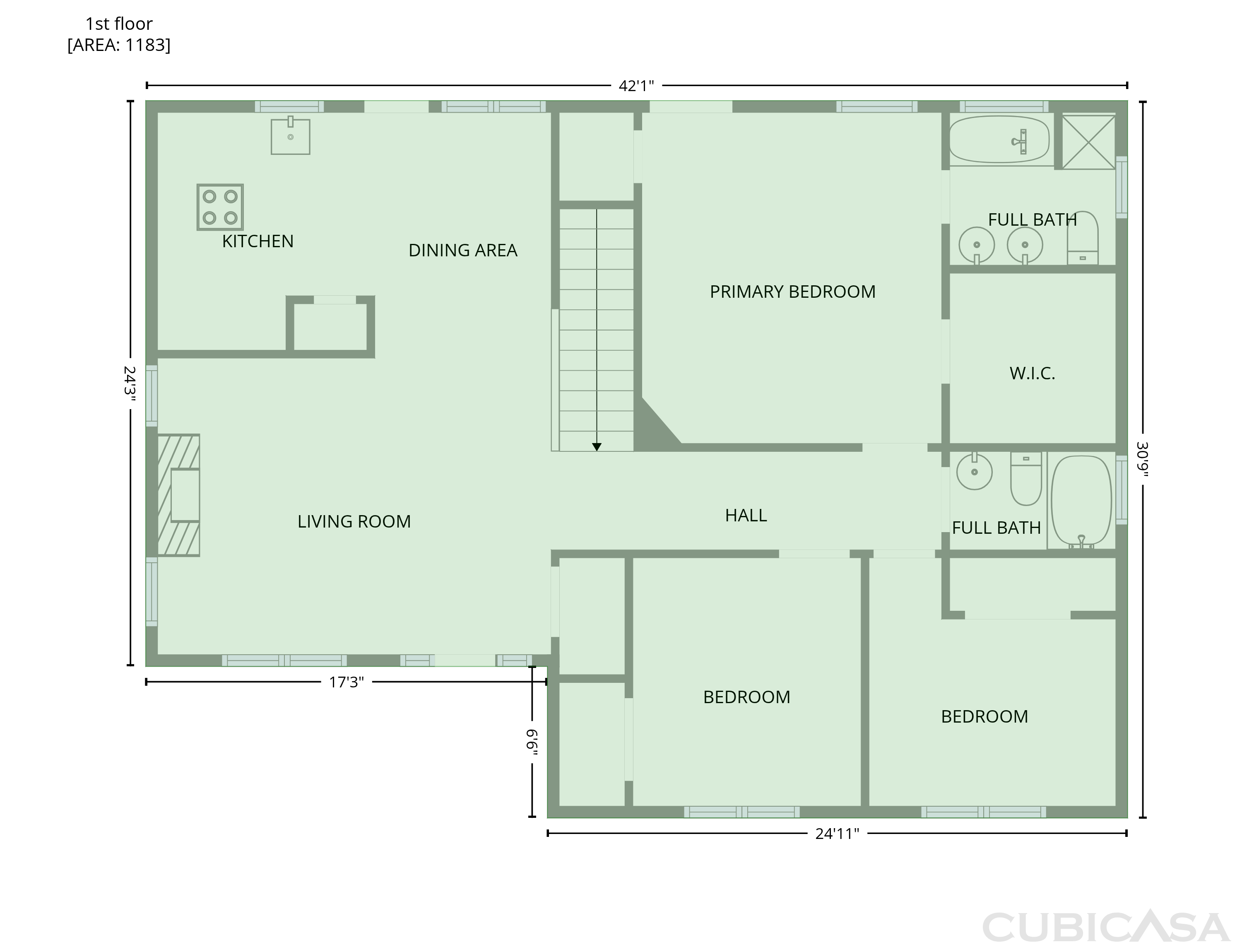 Main Floor of 6937 Bucksland Dr, Ooltewah, TN