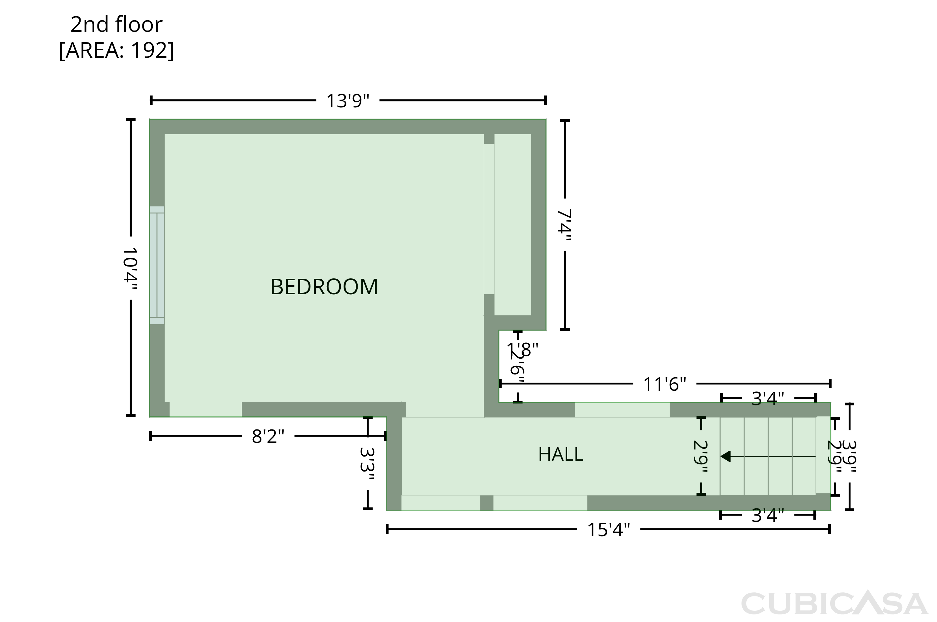 Second Floor of 136 Cressmont Ave, Blackwood, NJ