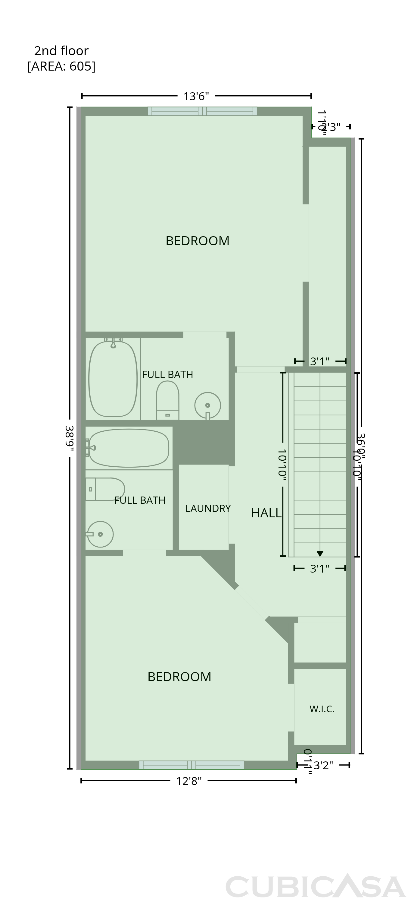 Second Floor of 615 Graythorn Ln, Greenville, SC