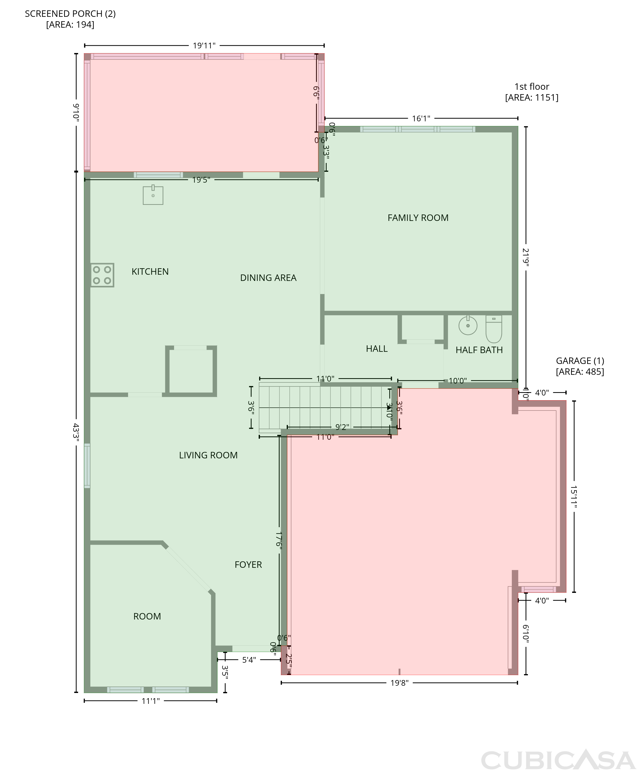 Main Floor of 2693 Watergarden St, York, SC