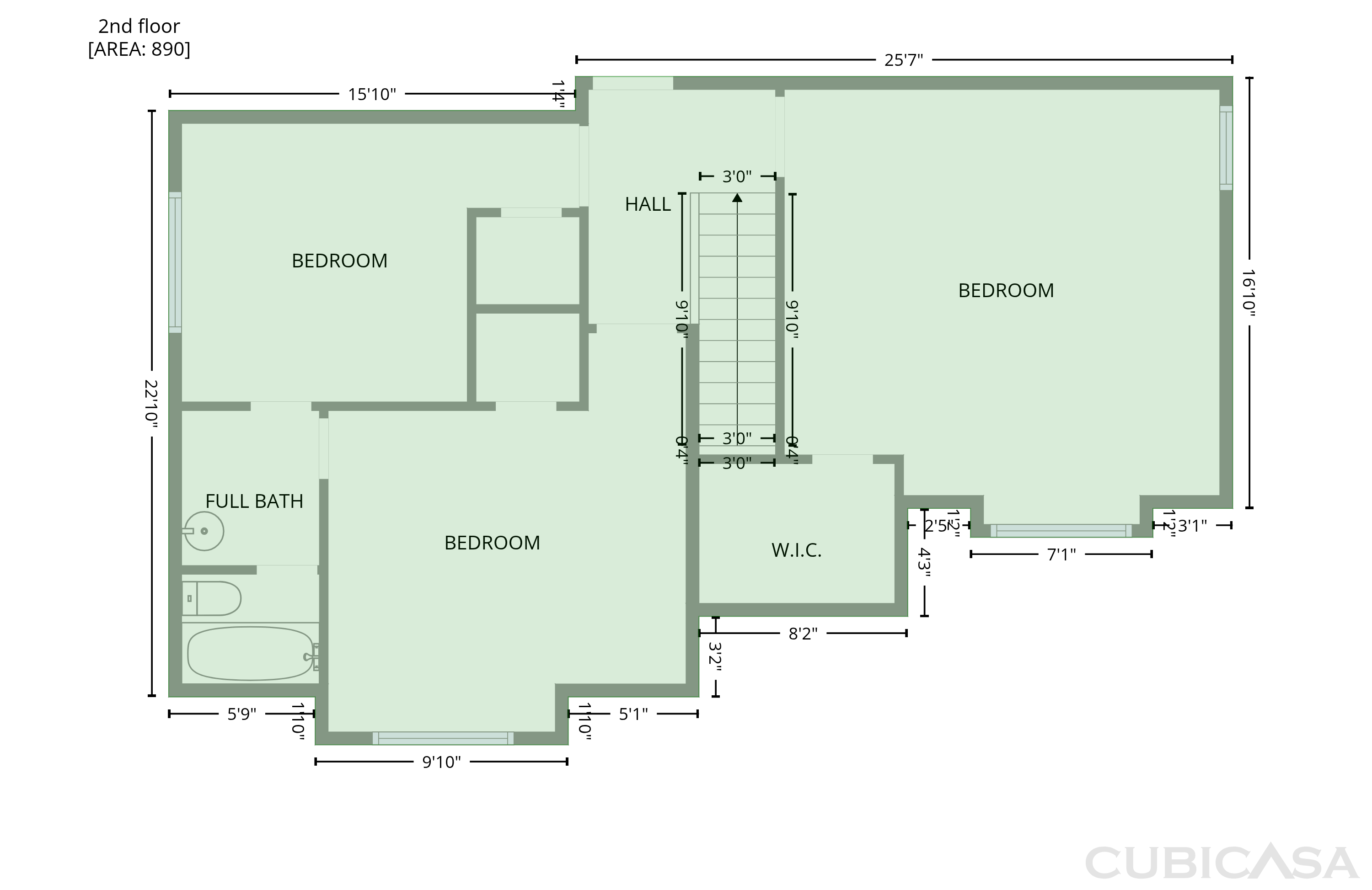 Second Floor of 136 Arbor Chase Pkwy, Rockmart, GA